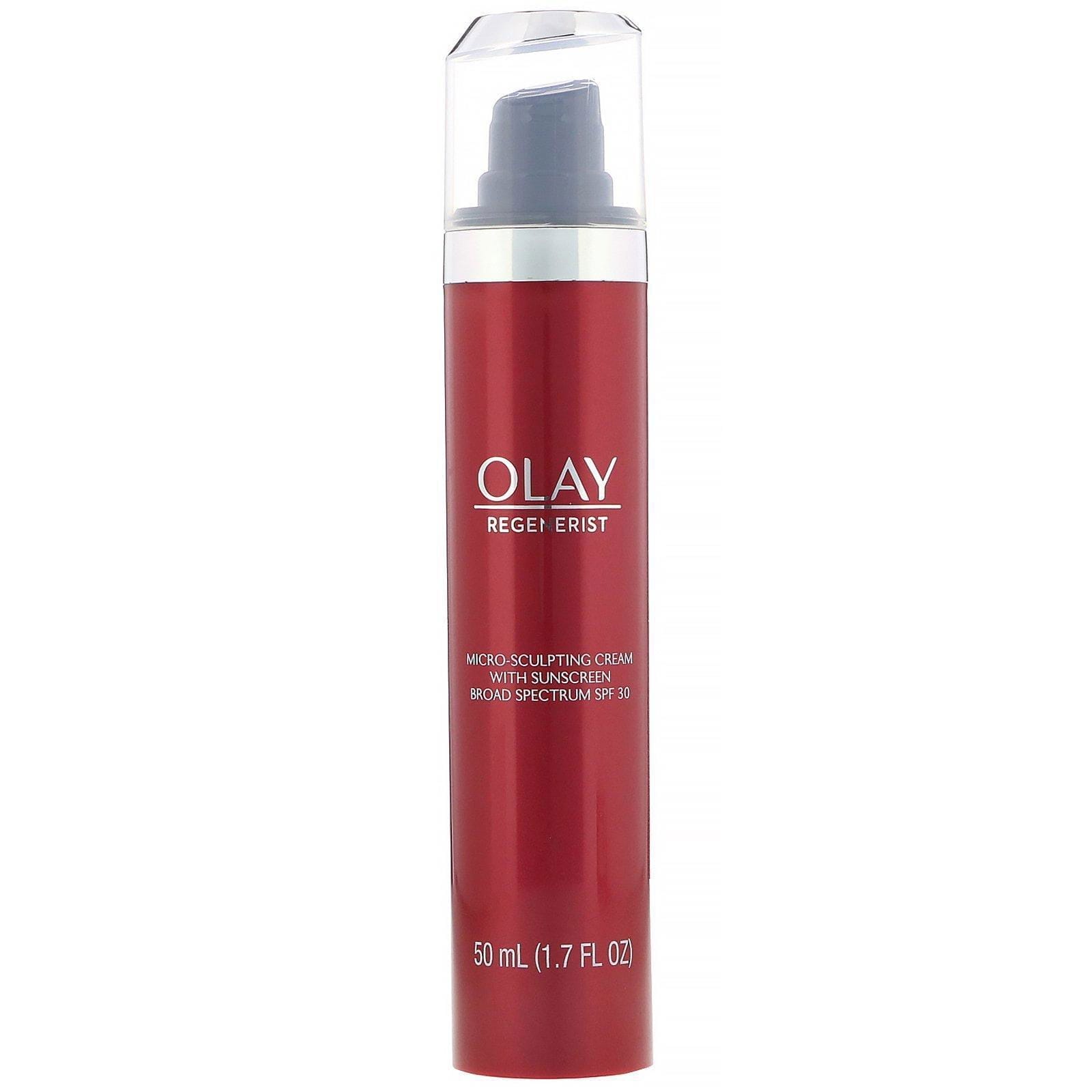 Olay, Regenerist, Crema de microesculpido con protección solar, FPS 30, 50 ml (1,7 oz. líq.)