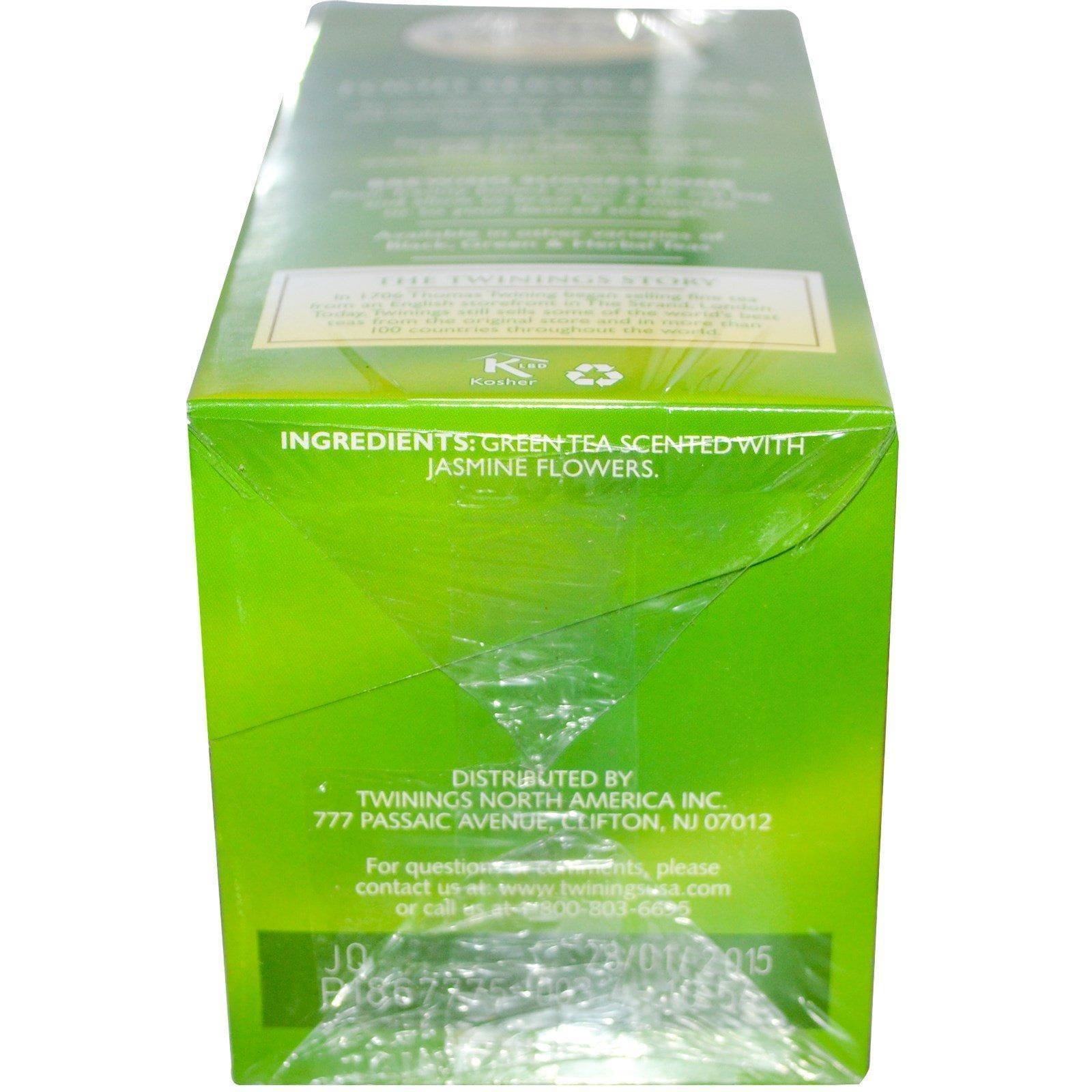 Twinings, Té verde, jazmín, 25 bolsitas de té, 50 g (1,76 oz)