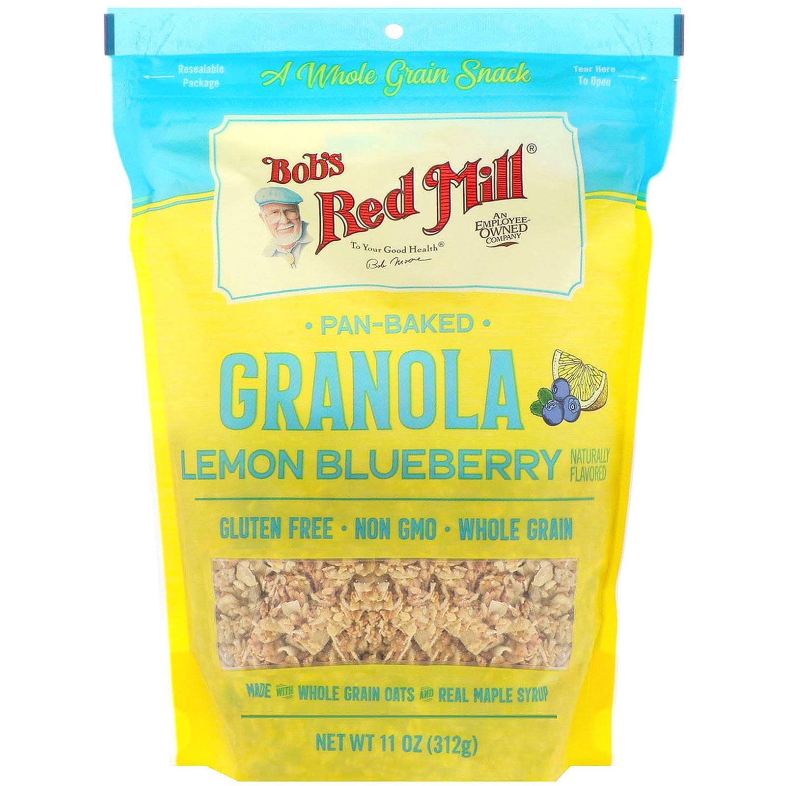 Bob's Red Mill, Granola horneada, Limón y arándano, 312 g (11 oz)