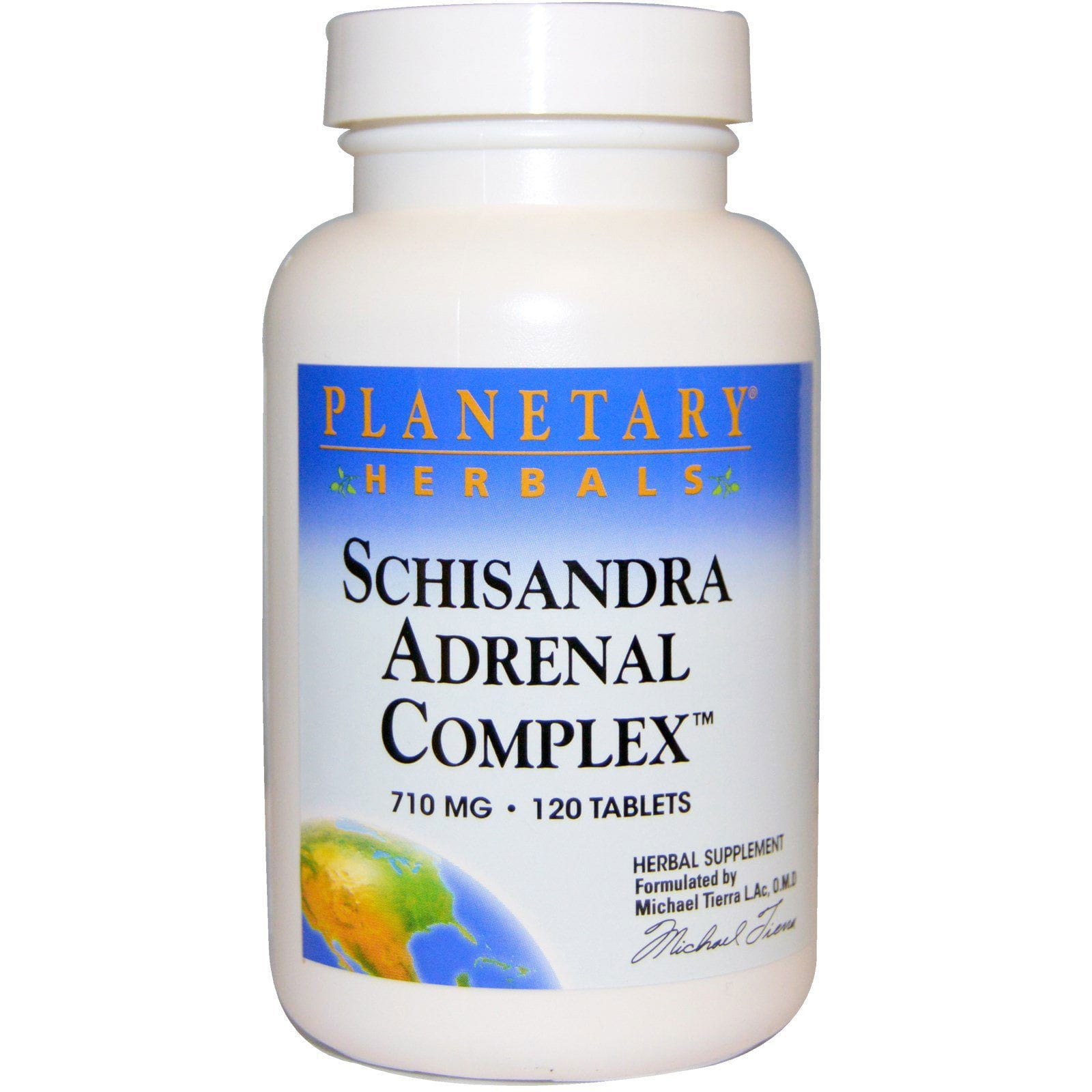Planetary Herbals, Schisandra Adrenal Complex, 710 mg, 120 Comprimidos