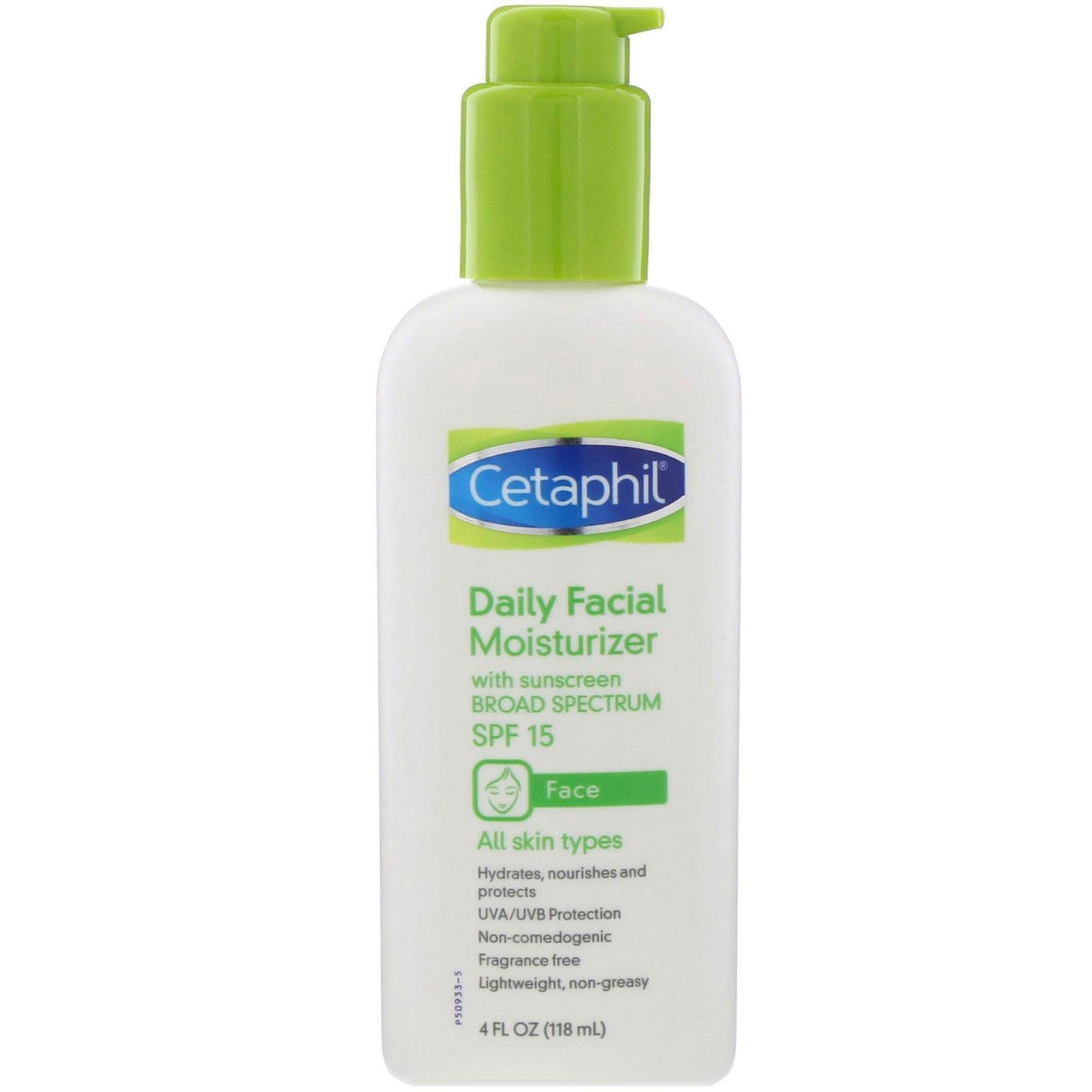 Cetaphil, Humectante facial de día, FPS 15, 118 ml (4 oz. líq.)