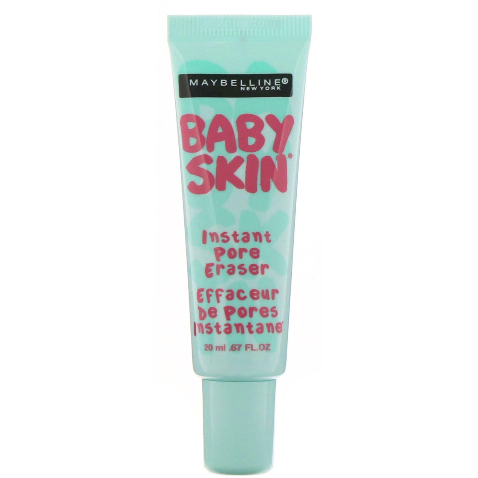 Maybelline, Baby Skin, Instant Pore Eraser, Eliminador instantáneo de poros, 010 Clear (transparente), 20 ml (0,67 oz. líq.)