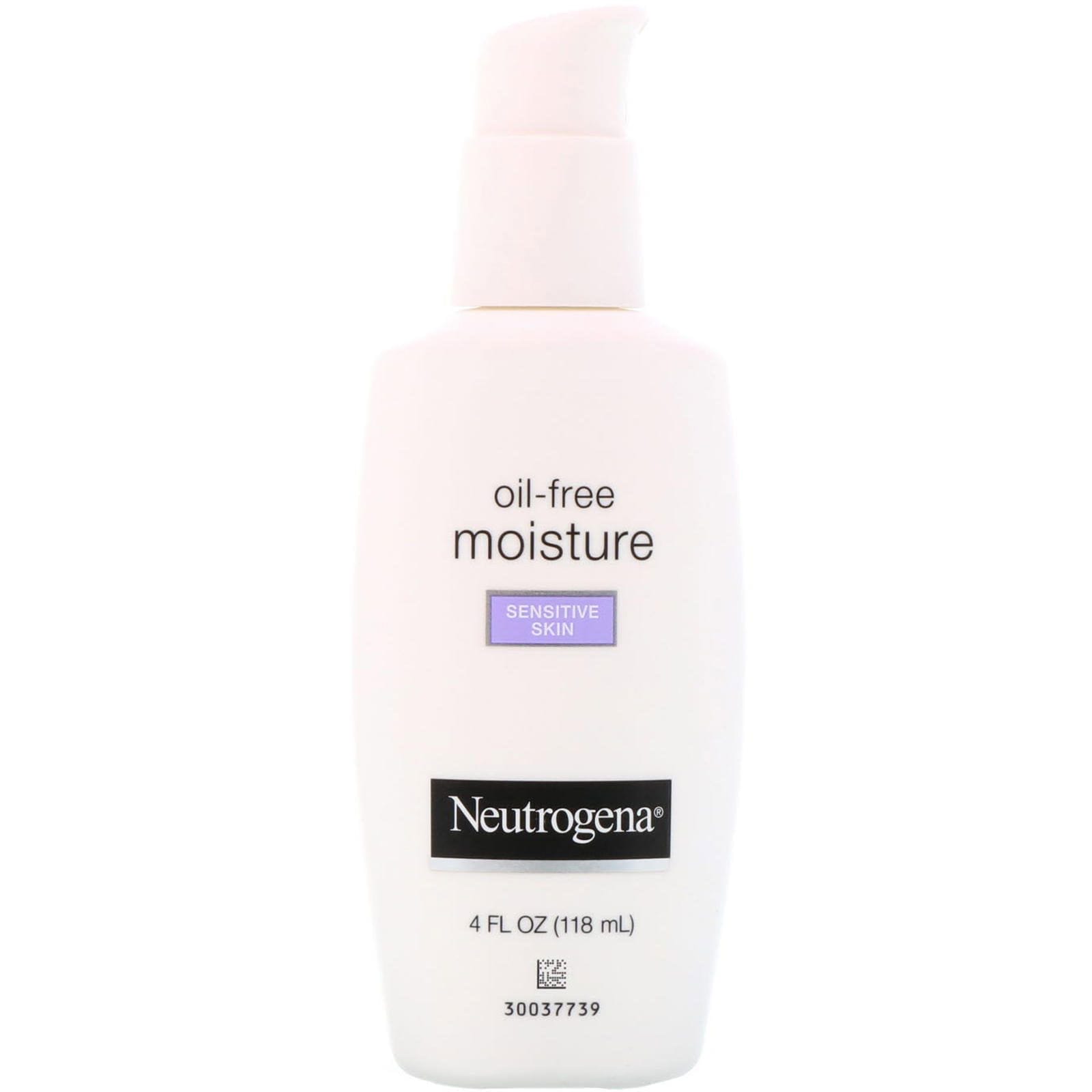 Neutrogena, Humectante sin oleosidad, humectante facial ultra liviano, piel sensible, 4 oz fl (118 ml)
