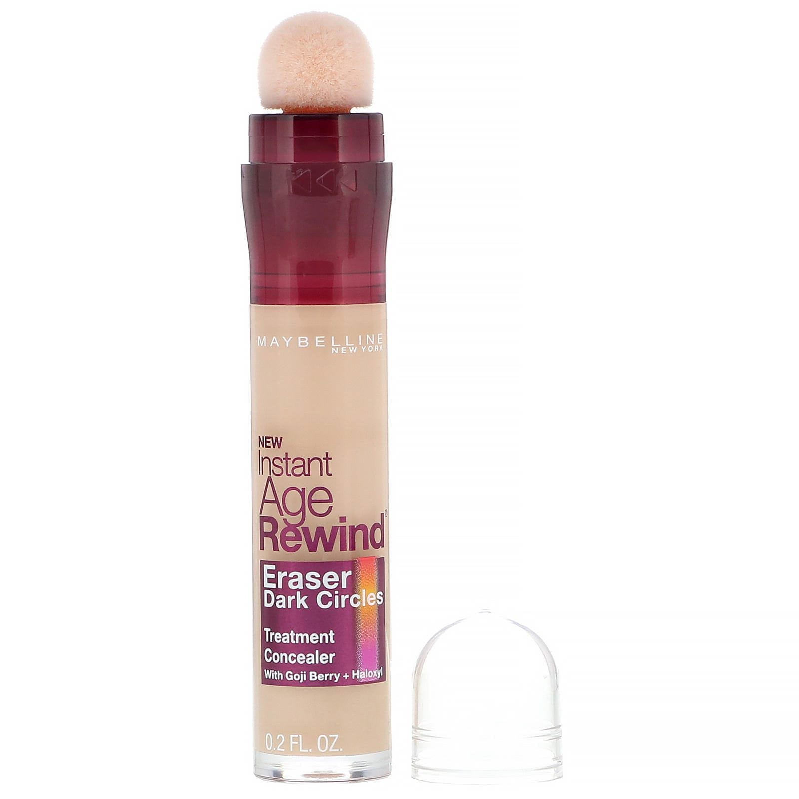 Maybelline, Instant Age Rewind, Corrector para tratamiento de eliminación de ojeras, 120 Light (claro), 6 ml (0,2 oz. líq.)