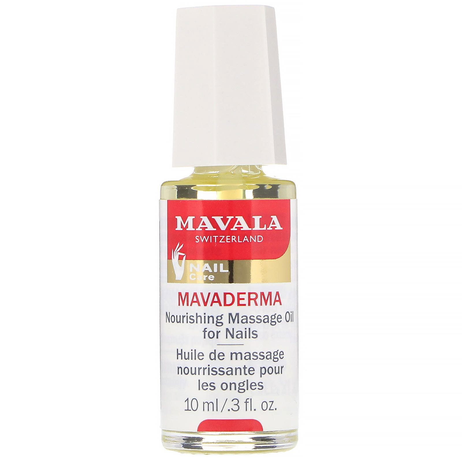 Mavala, Mavaderma, Aceite nutritivo para uñas, 10 ml (0,3 oz. líq.)