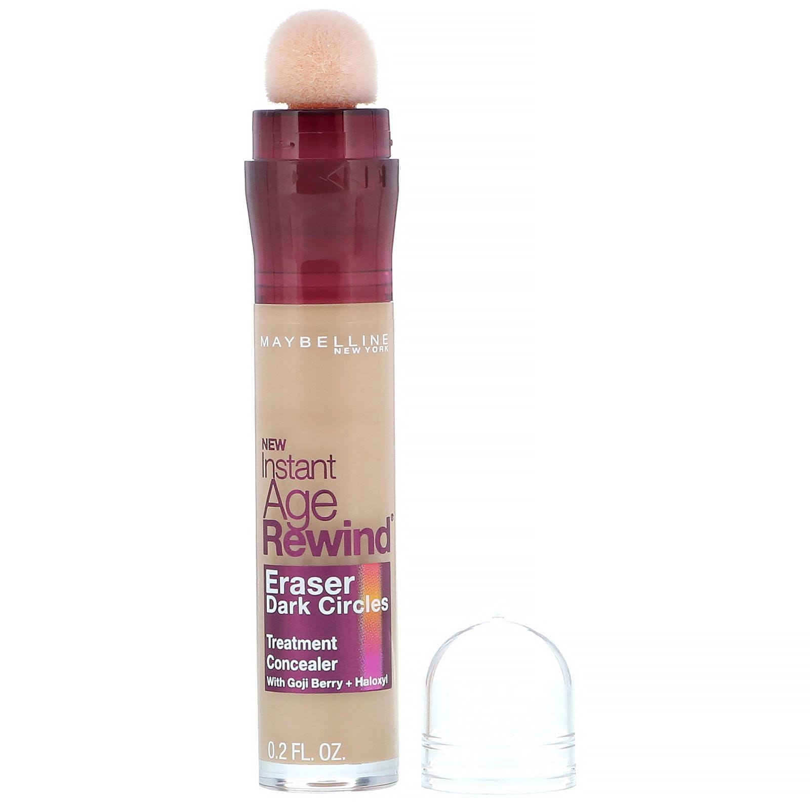 Maybelline, Instant Age Rewind, Corrector para tratamiento de eliminación de ojeras, 130 Medium (medio), 6 ml (0,2 oz. líq.)