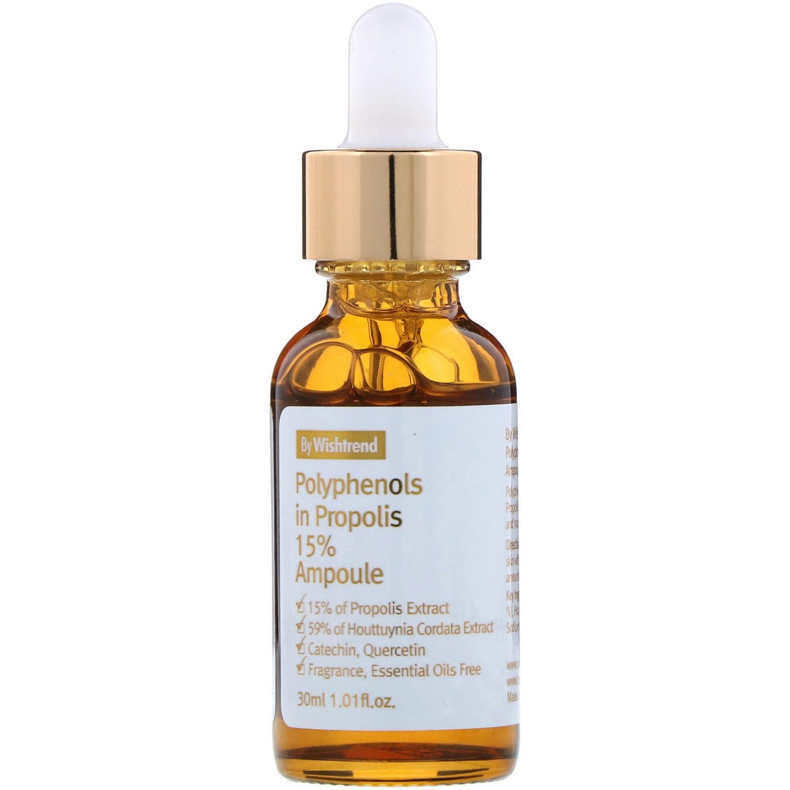 Wishtrend, Ampolla con polifenoles en propóleo al 15%, 30 ml (1,01 oz. liq.)