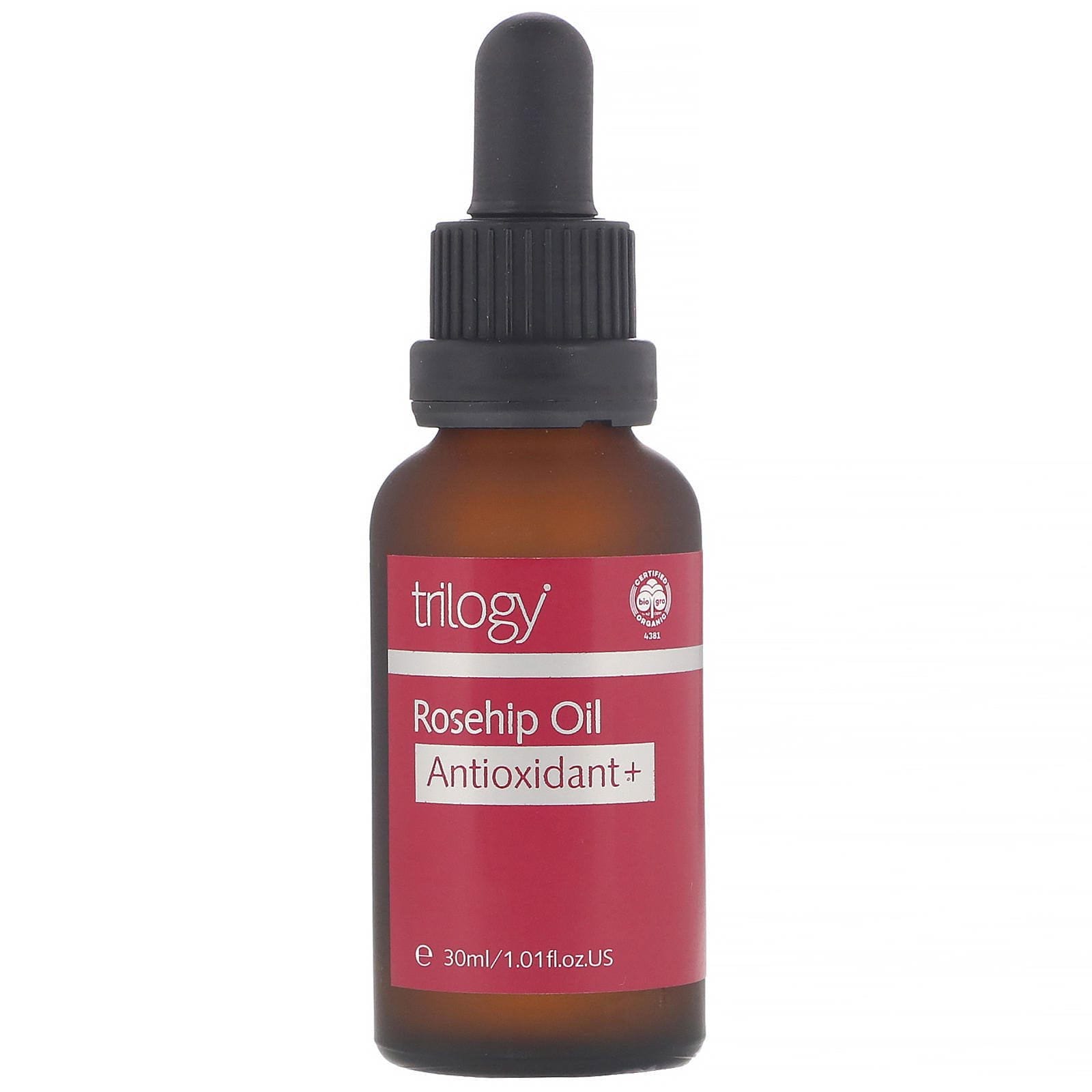 Trilogy, Antioxidante con aceite de rosa mosqueta +, 30 ml (1,01 oz. líq.)
