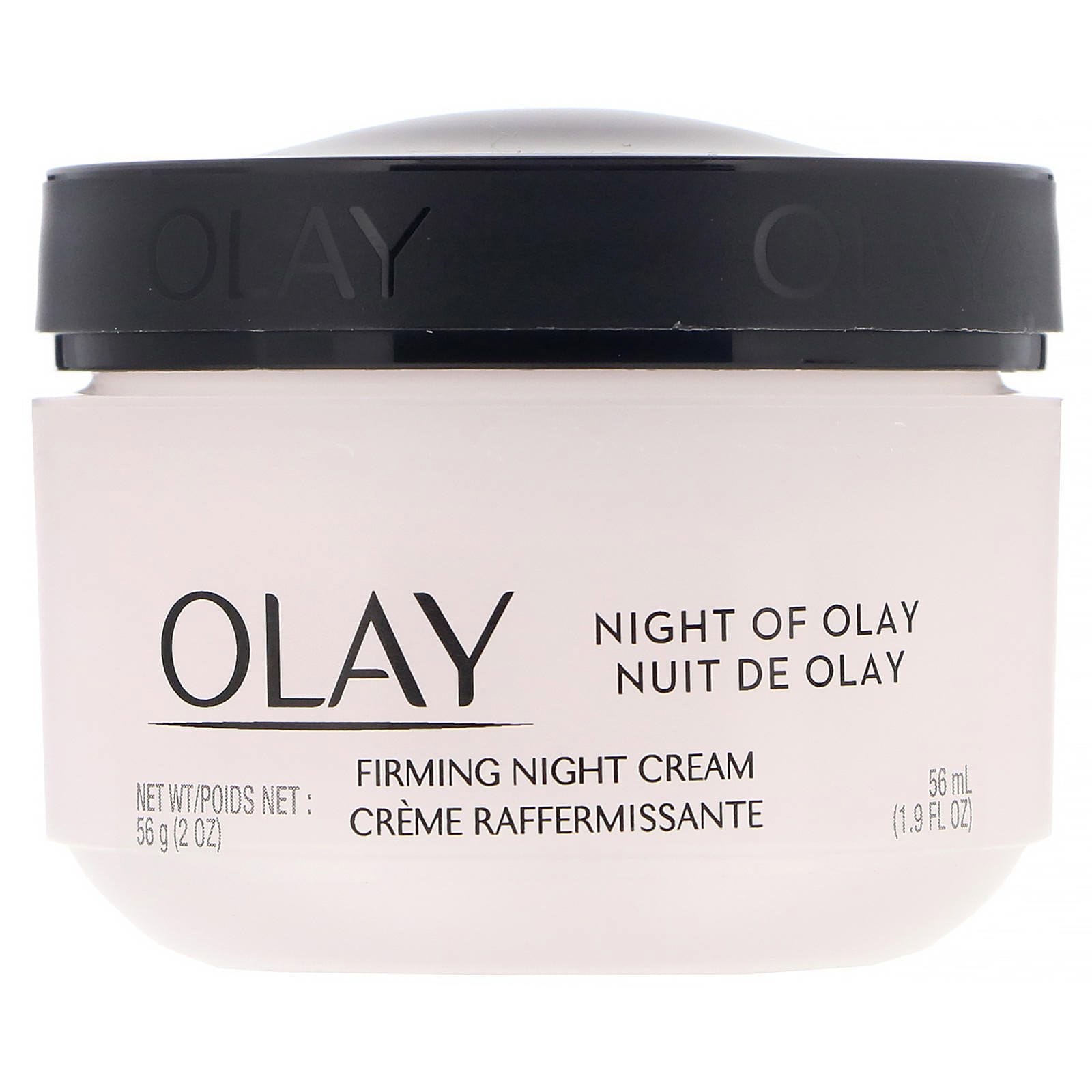 Olay, Night of Olay, Crema reafirmante para la noche, 56 ml (1,9 oz. líq.)