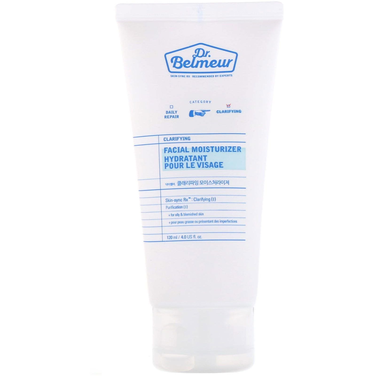 Dr. Belmeur, Clarifying, Humectante facial, 4 fl oz (120 ml)