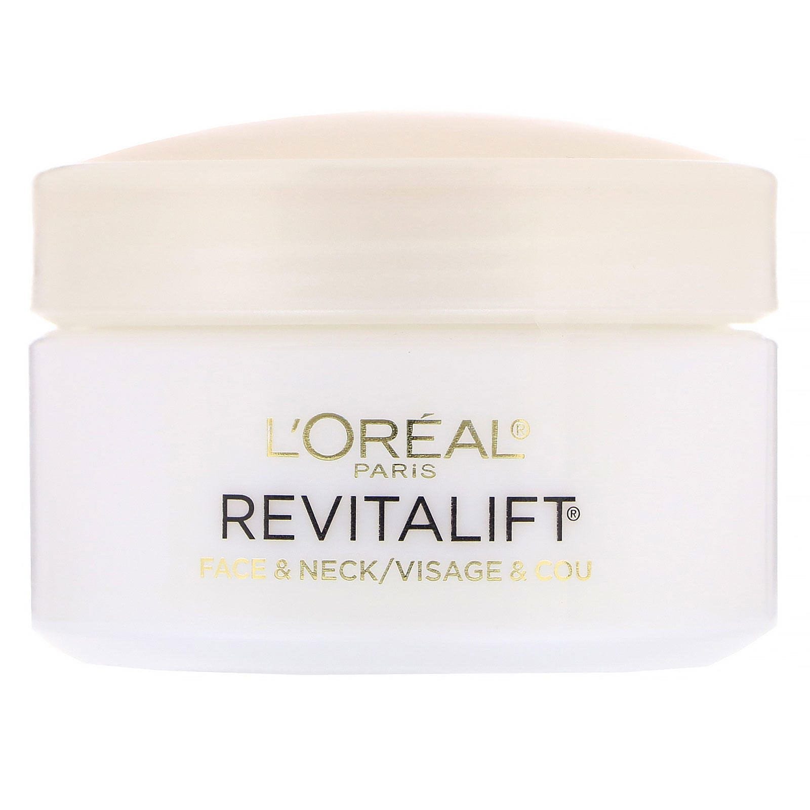 L'Oreal, Revitalift, Antiarrugas y reafirmante, Humectante para el rostro y el cuello, 48 g (1,7 oz)