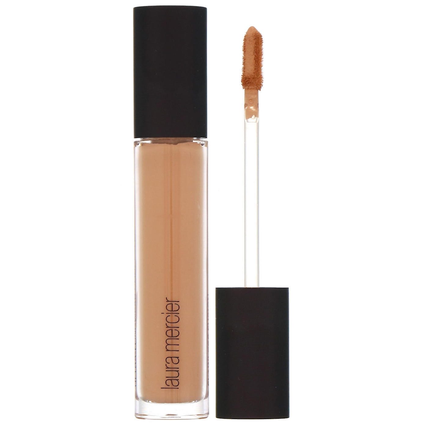 Laura Mercier, Flawless Fusion Ultra-Longwear Concealer, Corrector de duración ultraprolongada, 4N Medio a moreno con subtonos neutros, 7 ml (0,23 oz. líq.)