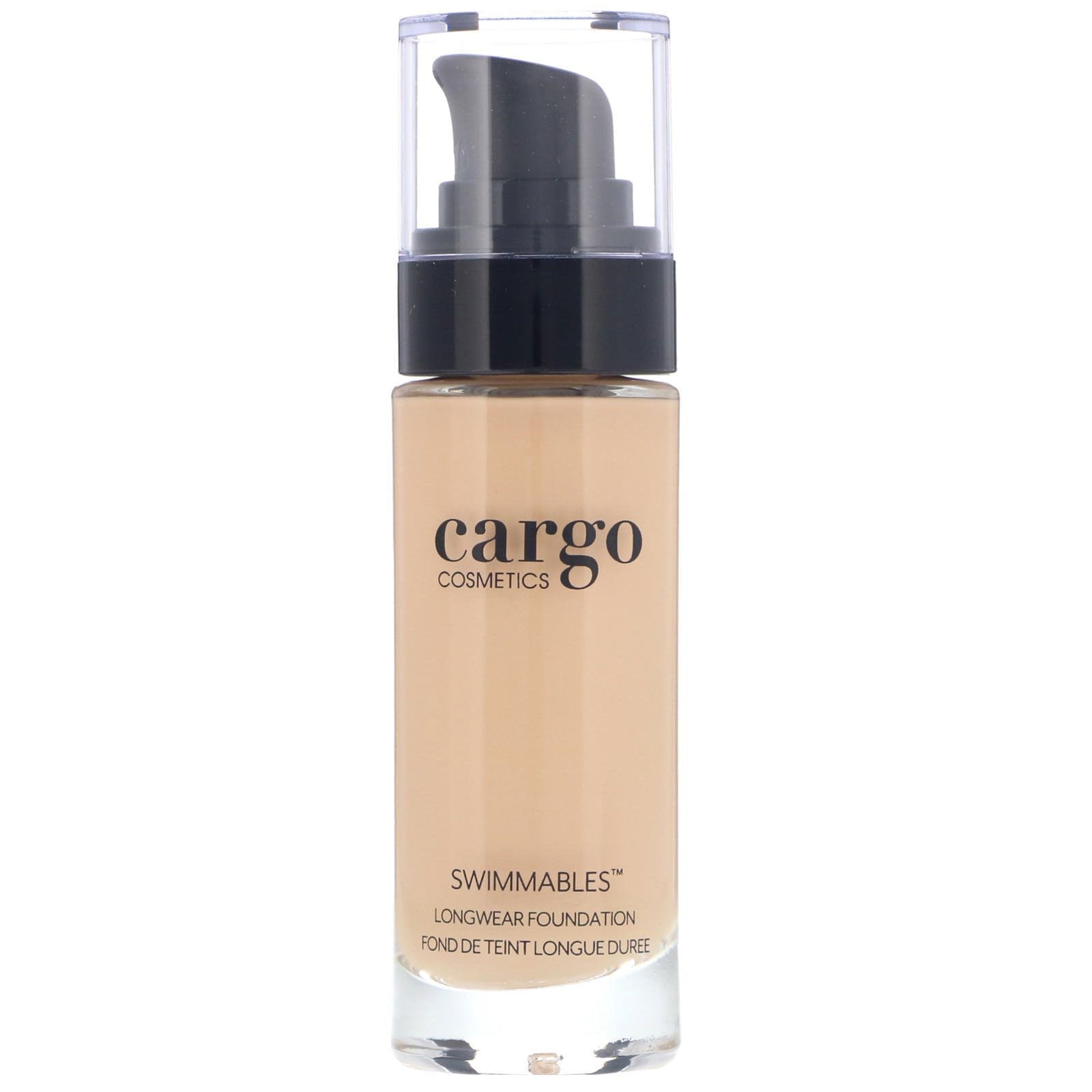 Cargo, Swimmables, Base de maquillaje de larga duración, 20, 30 ml (1 oz. líq.)