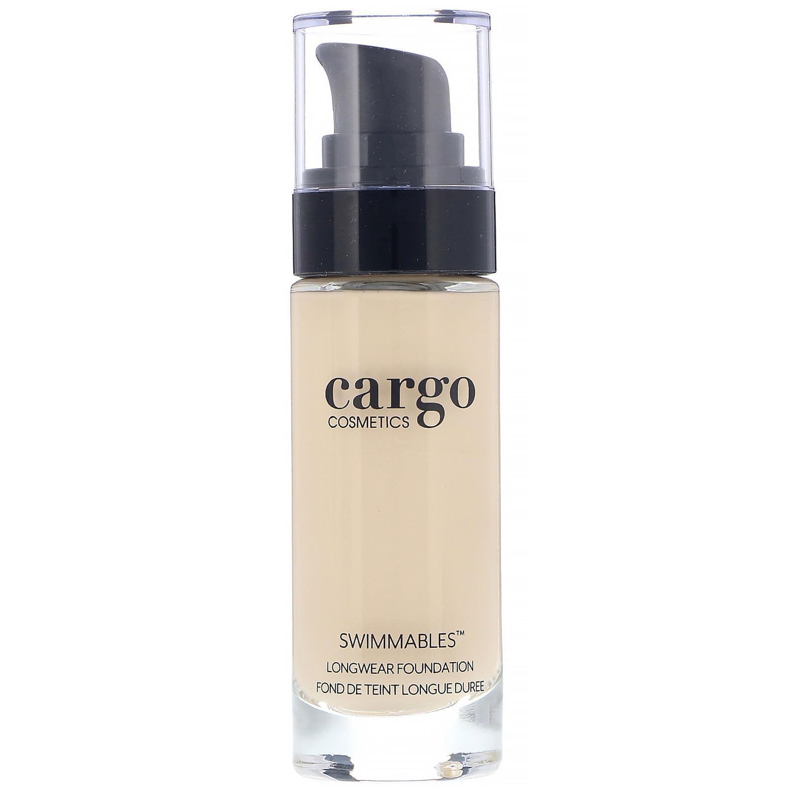 Cargo, Swimmables, Base de maquillaje de larga duración, 10, 30 ml (1 oz. líq.)