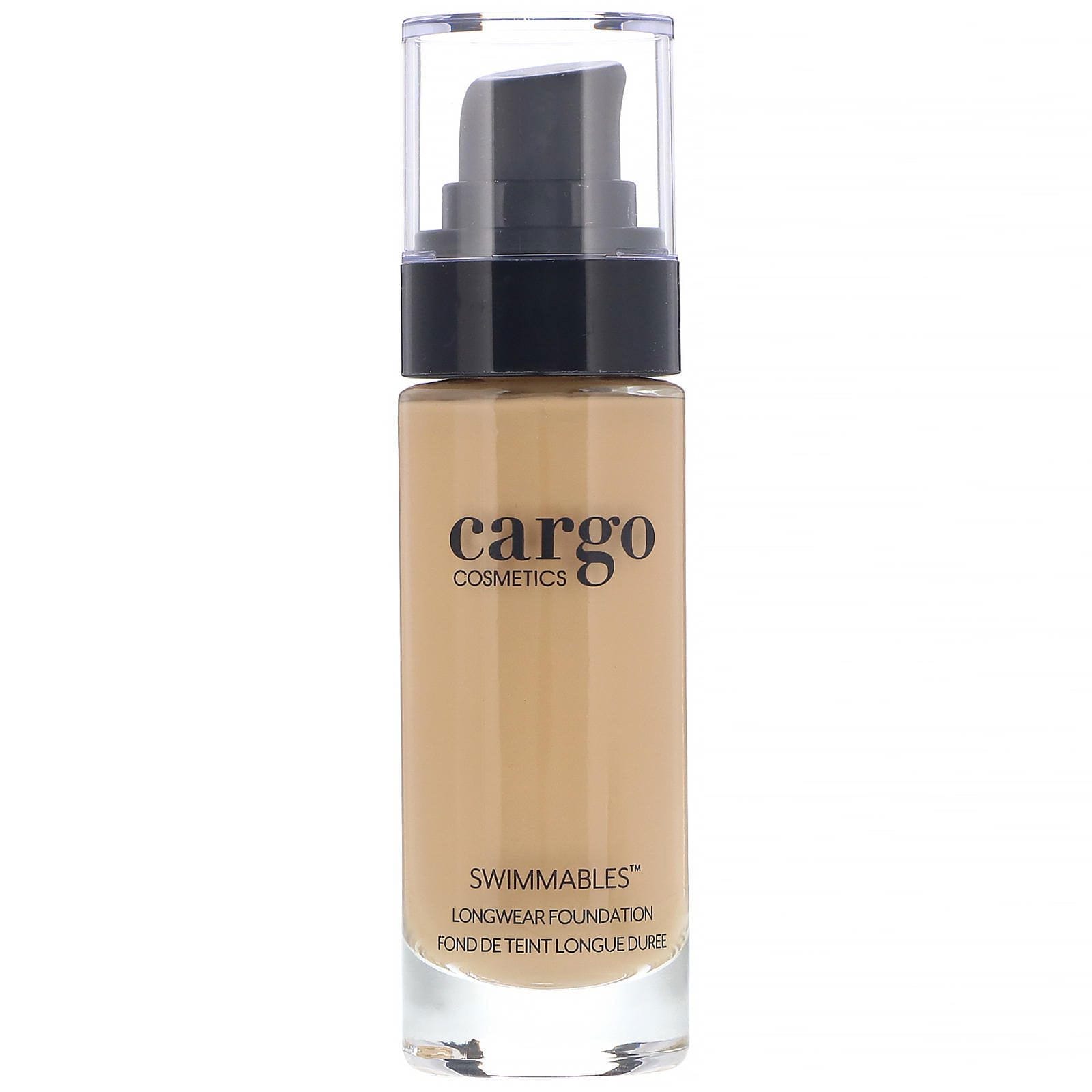 Cargo, Swimmables, Base de maquillaje de larga duración, 40, 30 ml (1 oz. líq.)