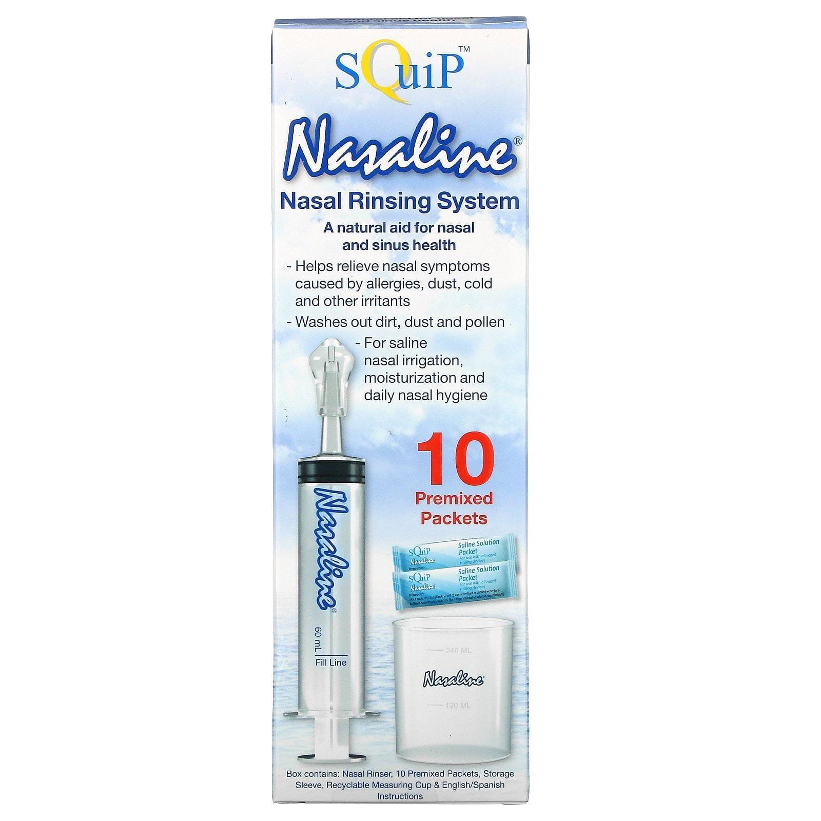 Squip, Sistema de Lavado Nasal, 1 Kit