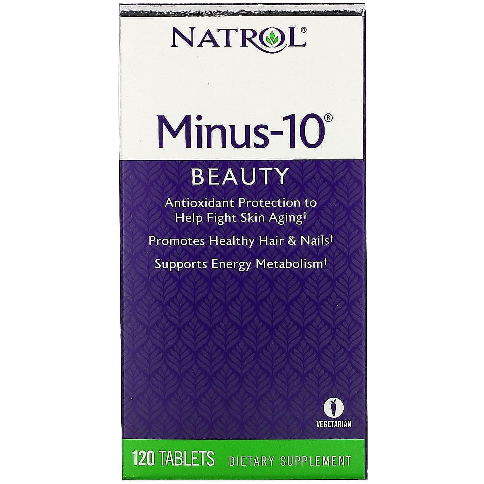 Natrol, Minus-10, 120 comprimidos