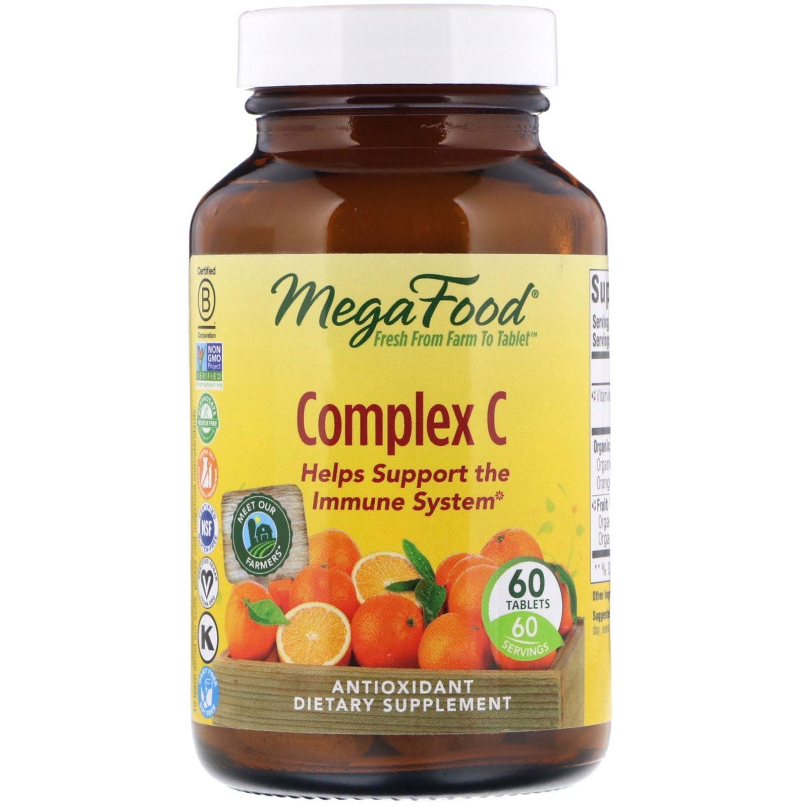 MegaFood, Complex C, 60 Pastillas
