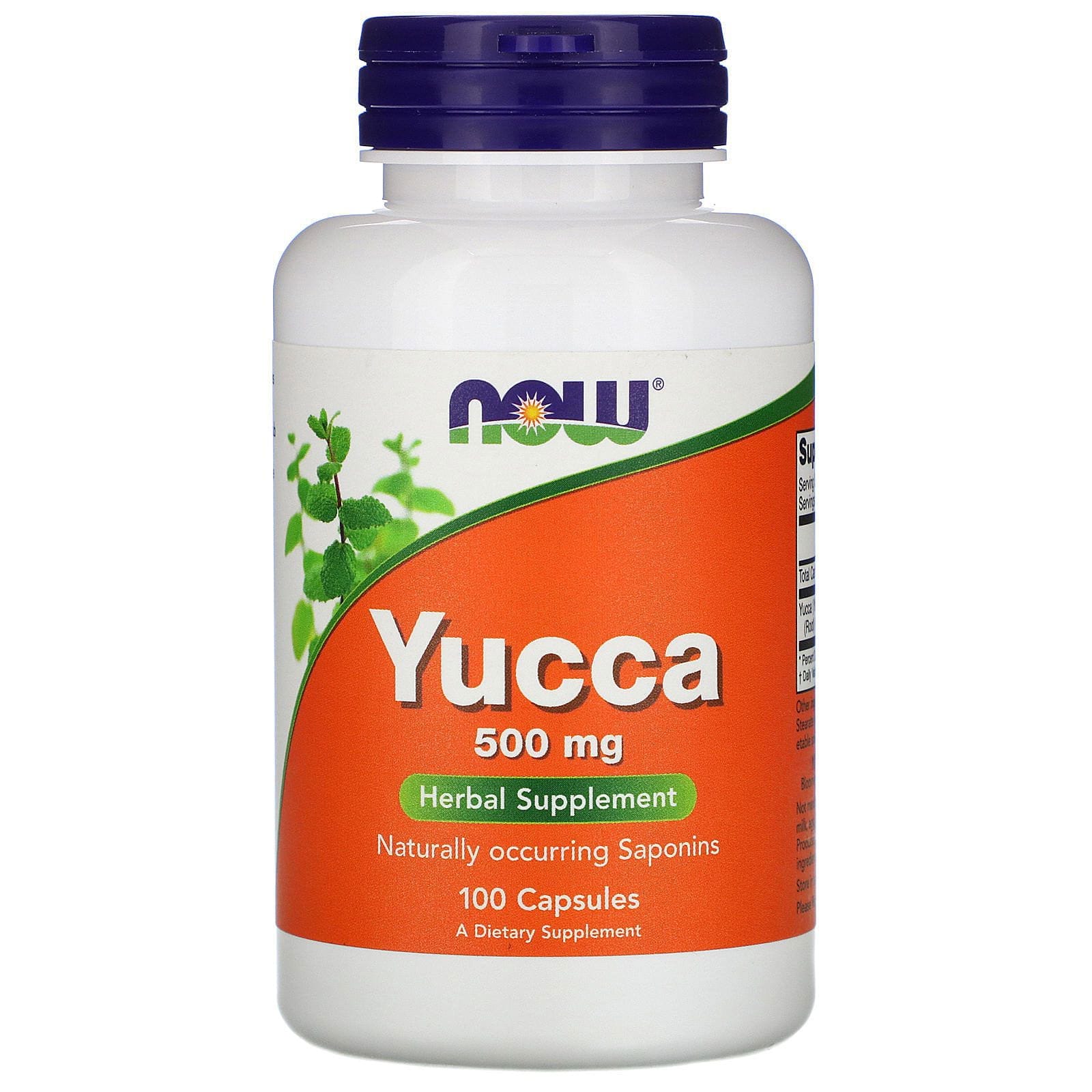 Now Foods, Yuca, 500 mg, 100 cápsulas