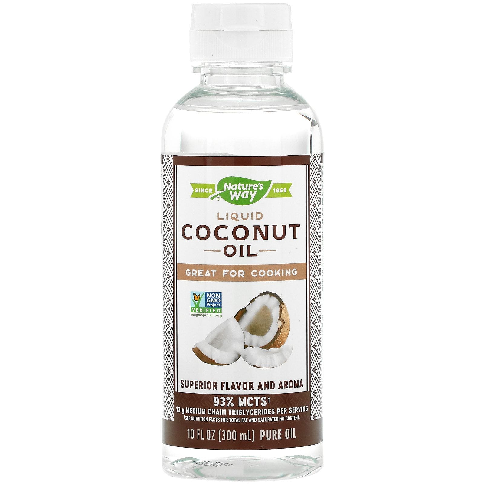 Nature's Way, Aceite de coco líquido, 300 ml (10 oz. líq.)
