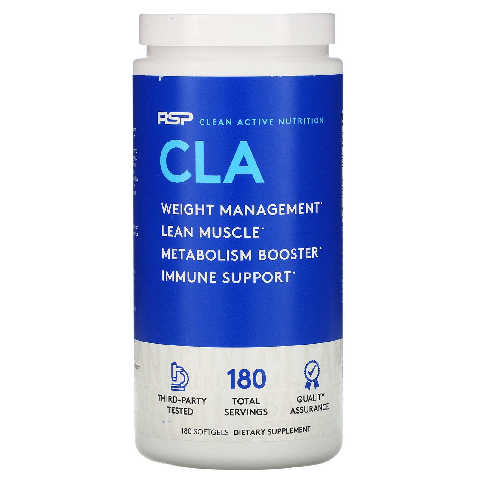RSP Nutrition, CLA, 180 cápsulas blandas