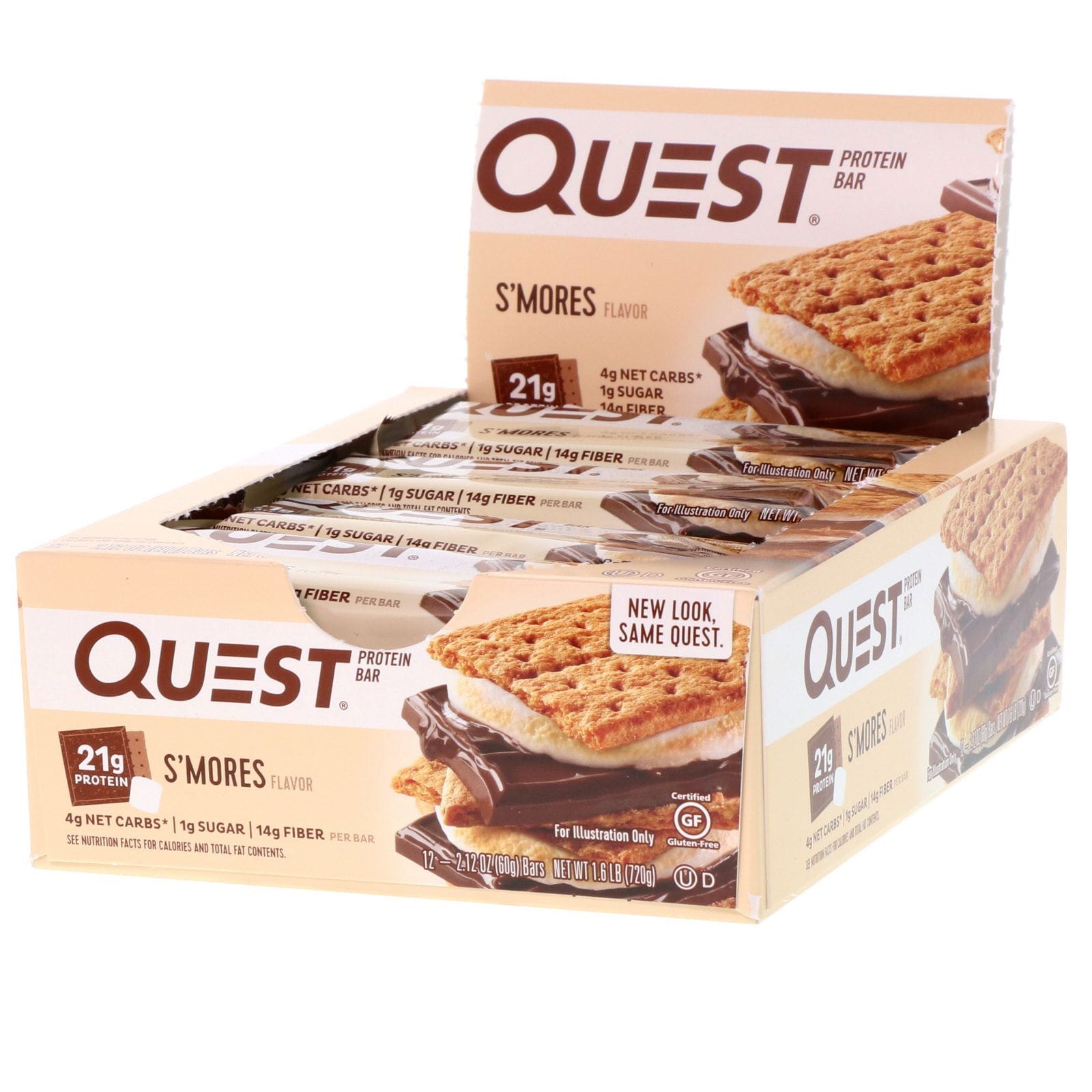 Quest Nutrition, Barra de Proteína, Sabor de Pastelitos, 12 Barras, 2.12 (60 g) Cada una