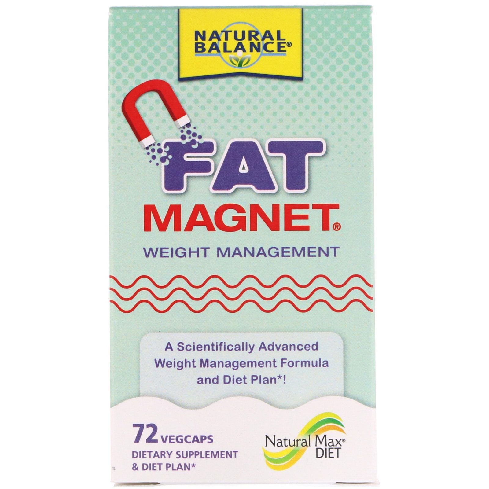 Natural Balance, Fat Magnet, control del peso, 72 cápsulas vegeterianas