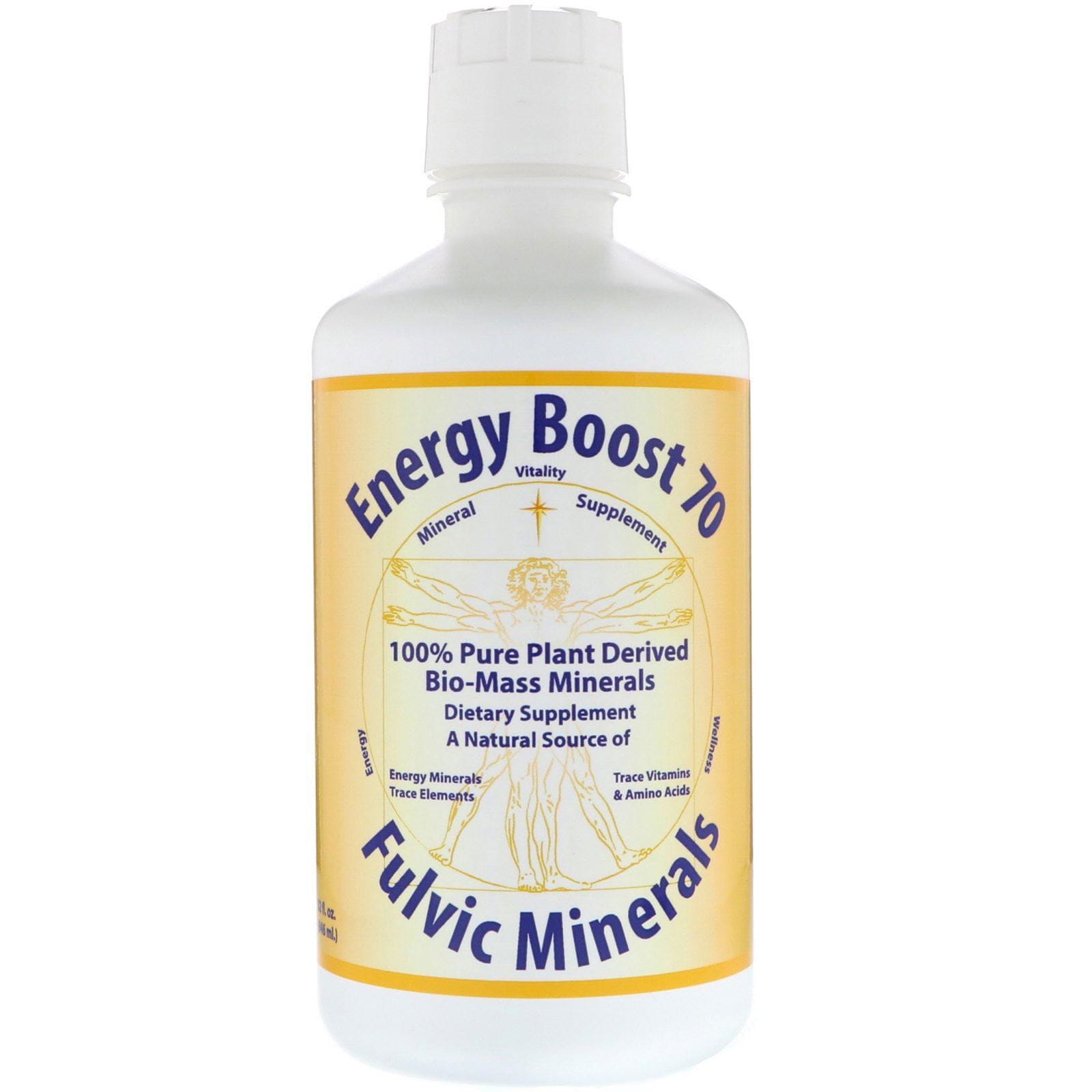Morningstar Minerals, Energy Boost 70, Minerales Fúlvicos, 32 fl oz (946 ml)