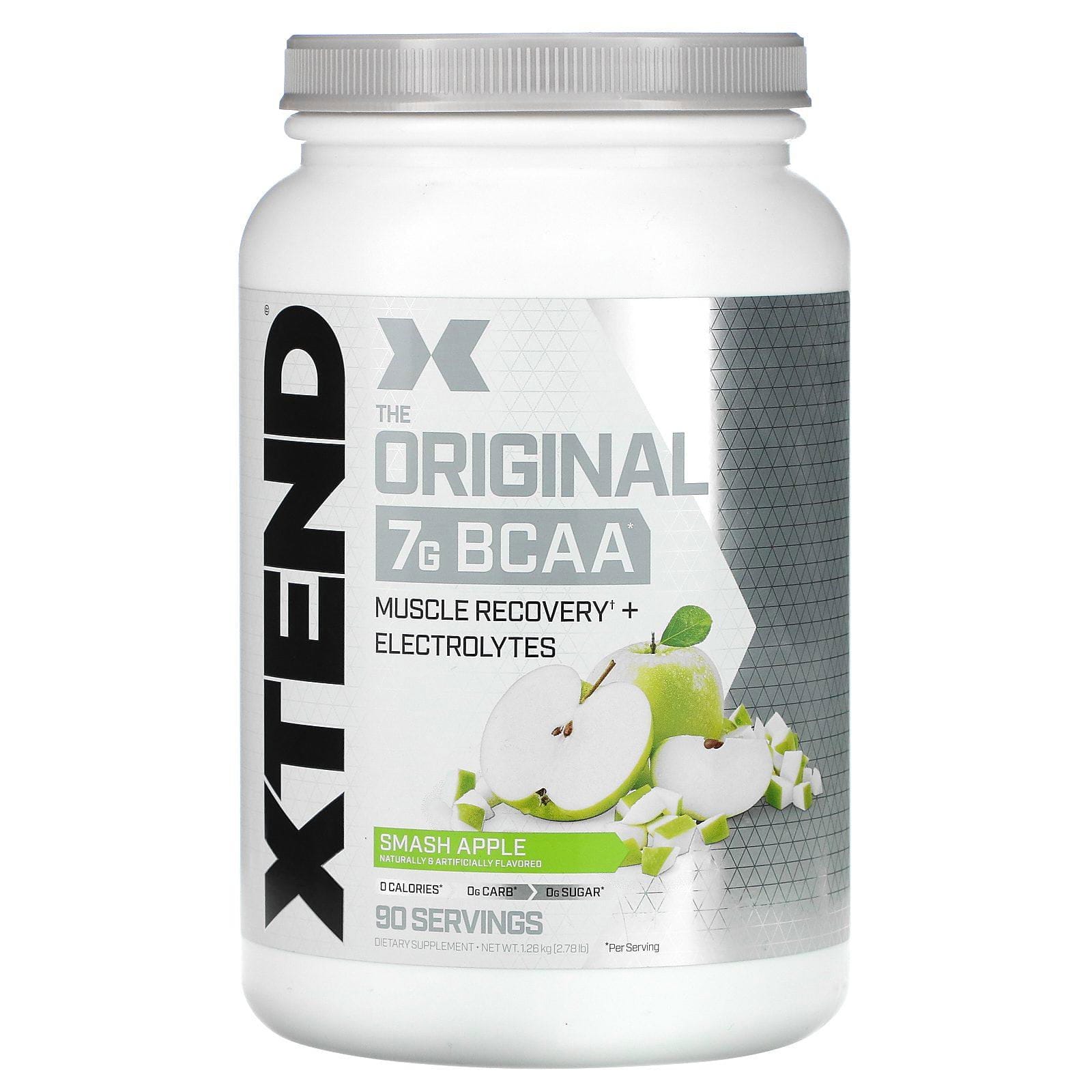 Xtend, El original, 7 g de BCAA, Sabor a manzana, 1,26 kg (2,78 lb)
