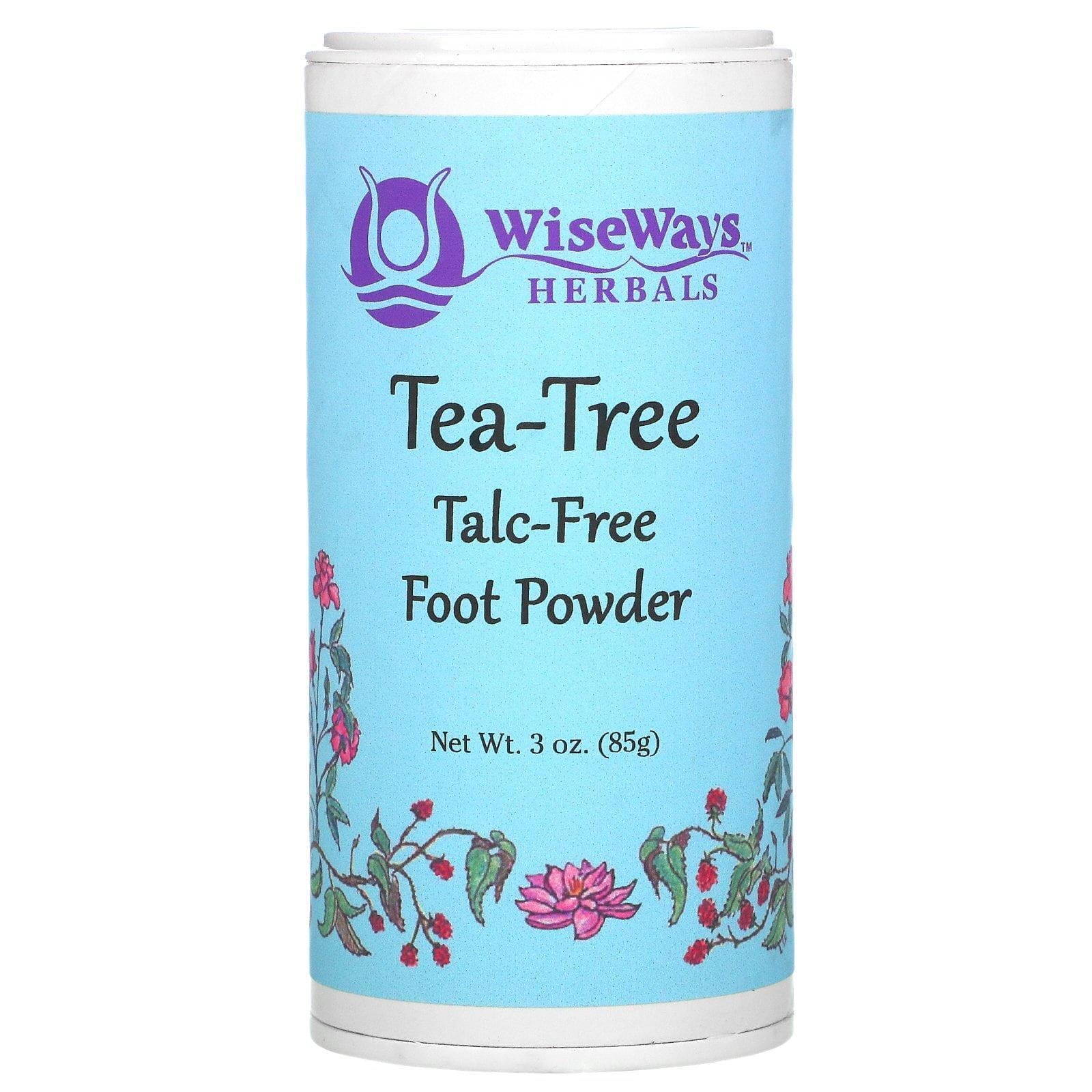WiseWays Herbals, Tea-Tree Foot Powder, 3 oz (85 g)