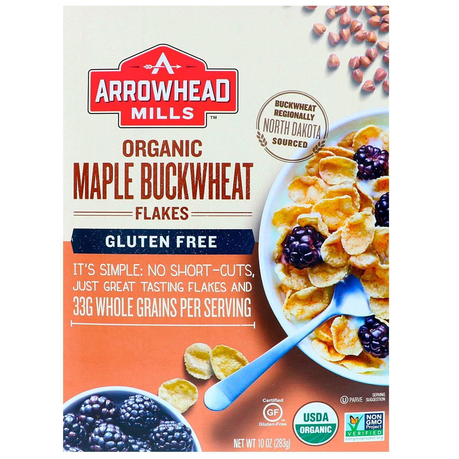 Arrowhead Mills, Copos de Trigo Orgánico, Sin Gluten, 10 oz (283 g)