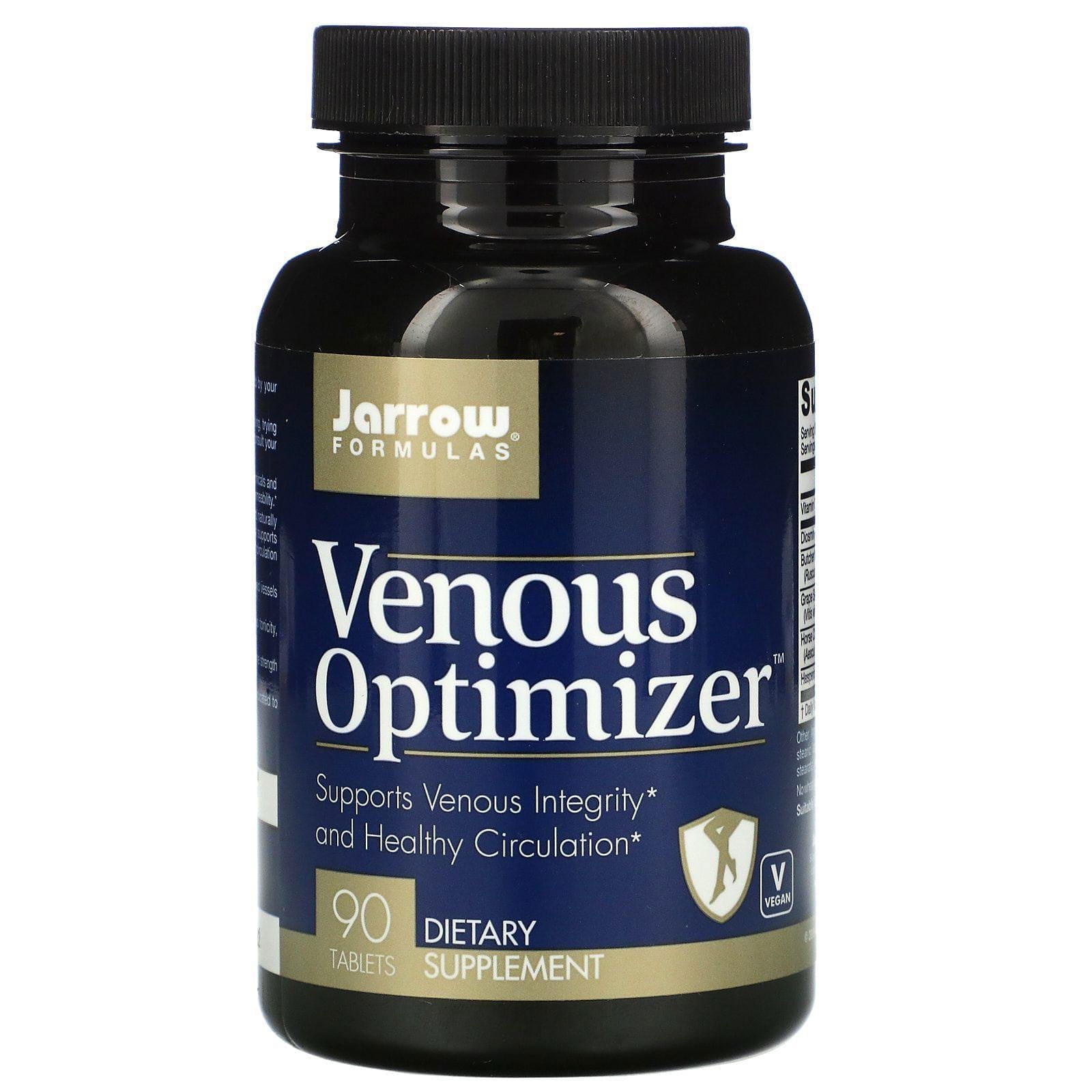 Jarrow Formulas, Venous Optimizer, 90 tabletas