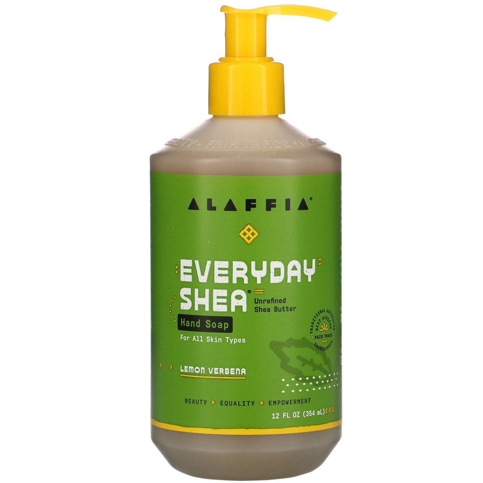 Alaffia, Jabón para las manos, Lemon Verbena, 12 fl oz (354 ml)