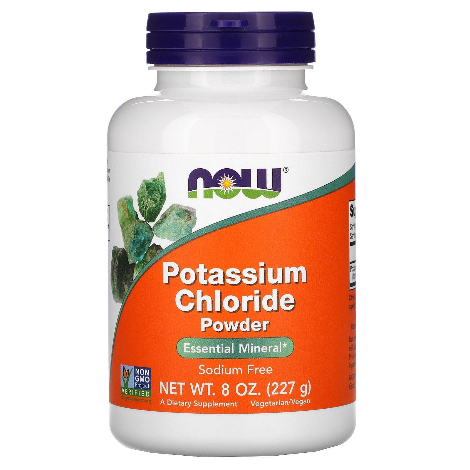 Now Foods, Cloruro de Potasio en Polvo, 8 oz (227 g)