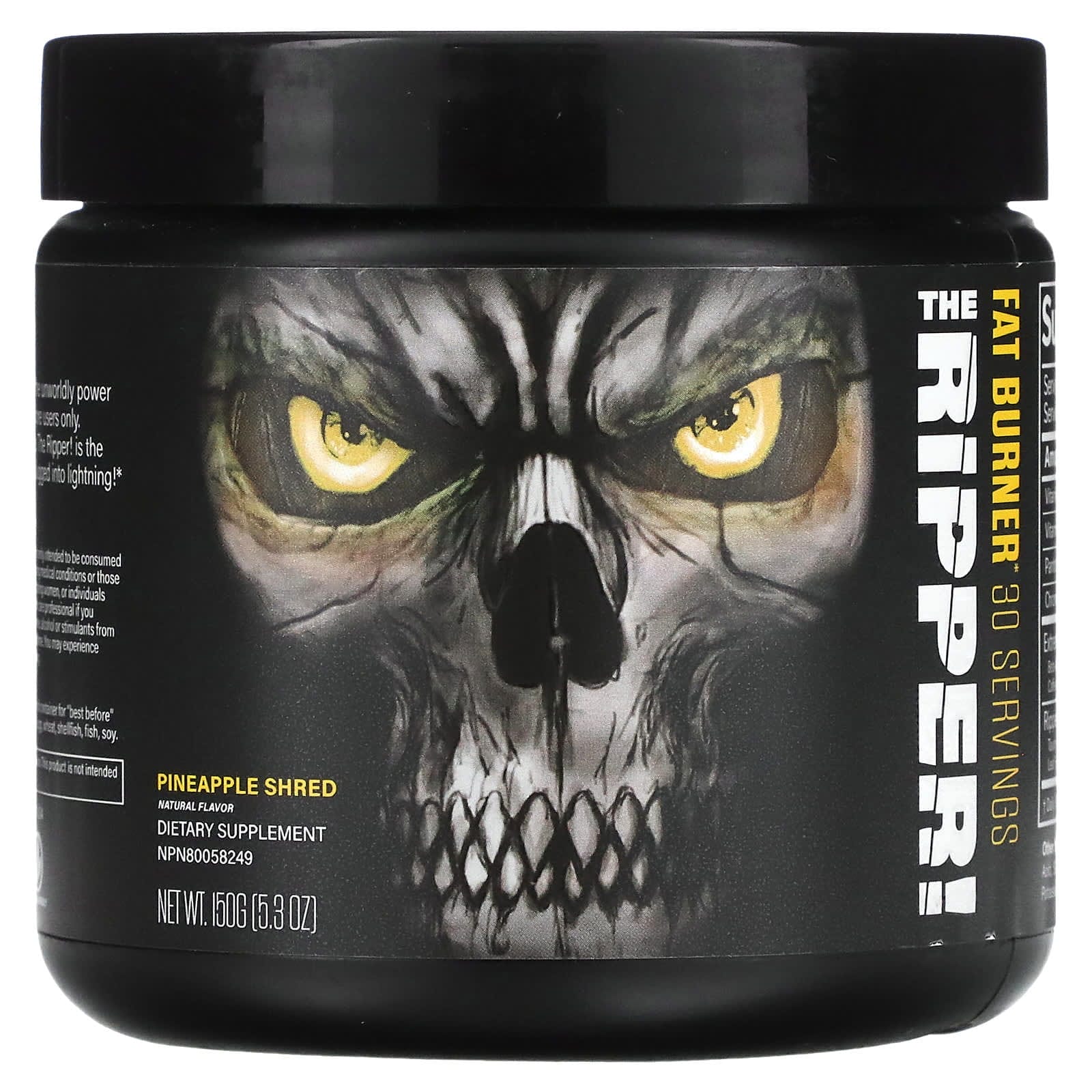 JNX Sports, The Ripper, Quemador de grasas, Piña triturada, 150 g (5,3 oz)