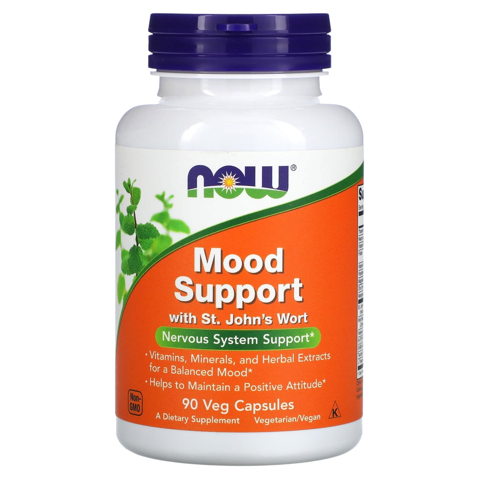 NOW Foods, Mood Support para el Estado de Ánimo, 90 Cápsulas Vegetarianas
