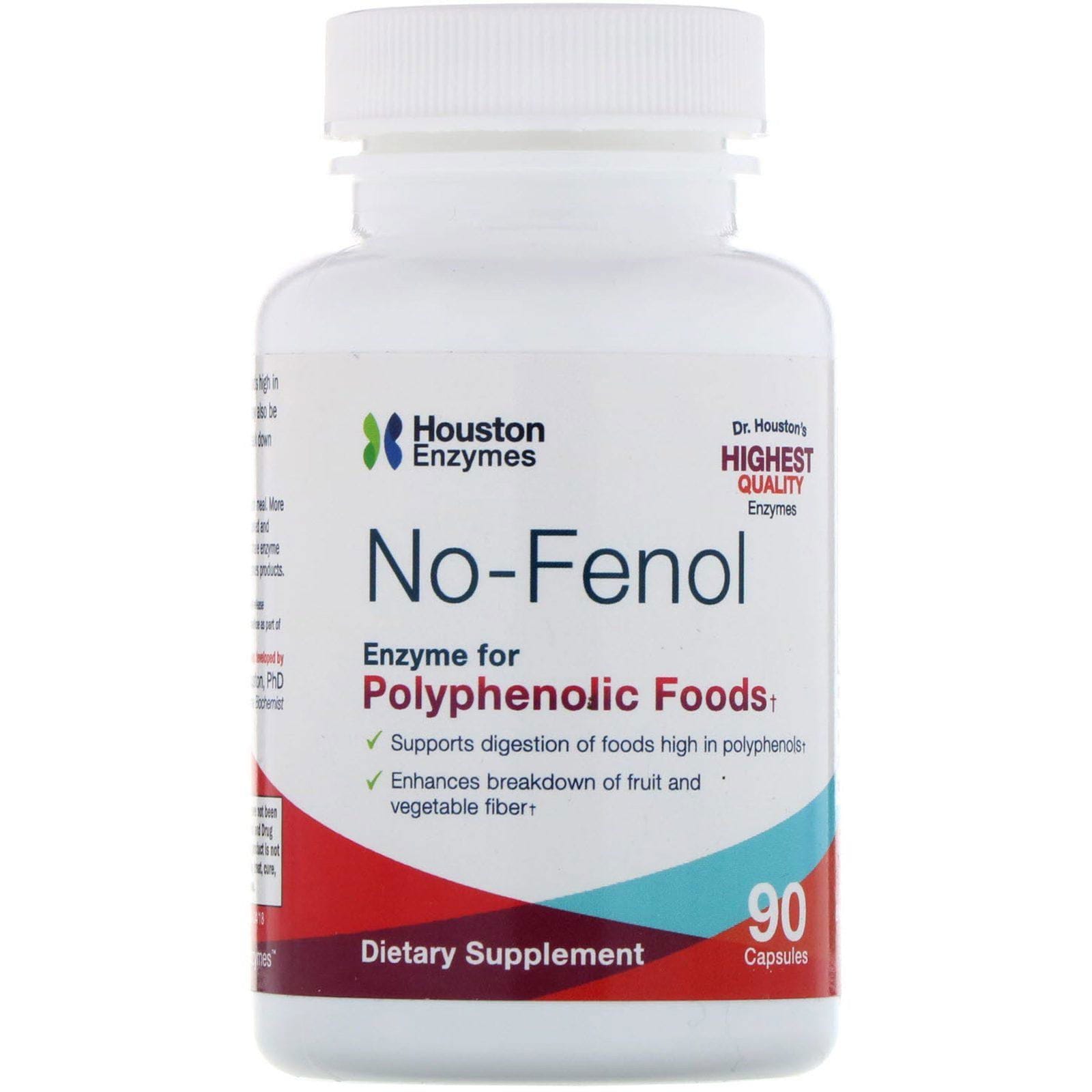 Houston Enzymes, No-Fenol, 90 Cápsulas