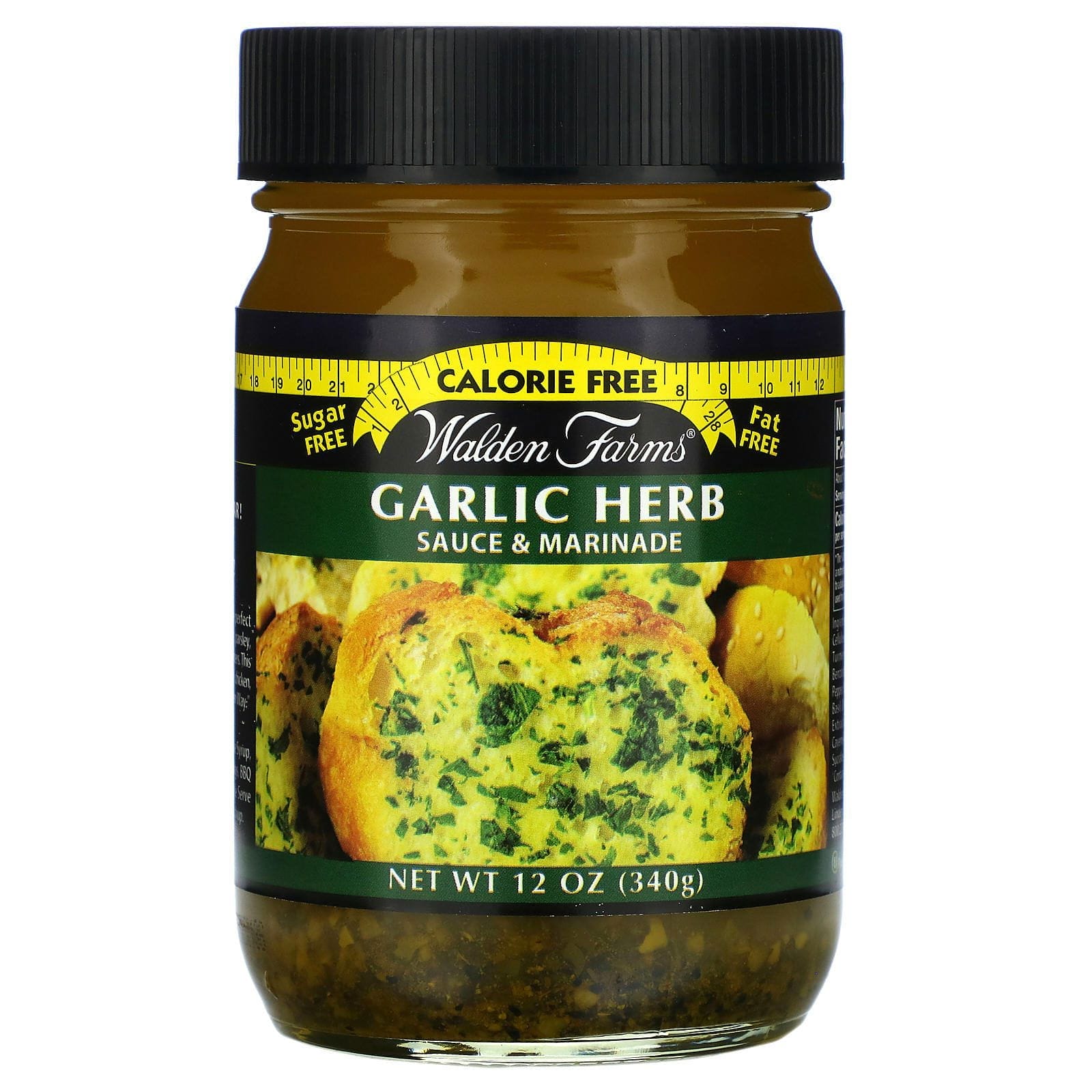 Walden Farms, Garlic Herb Sauce & Marinade, 12 oz (340 g)