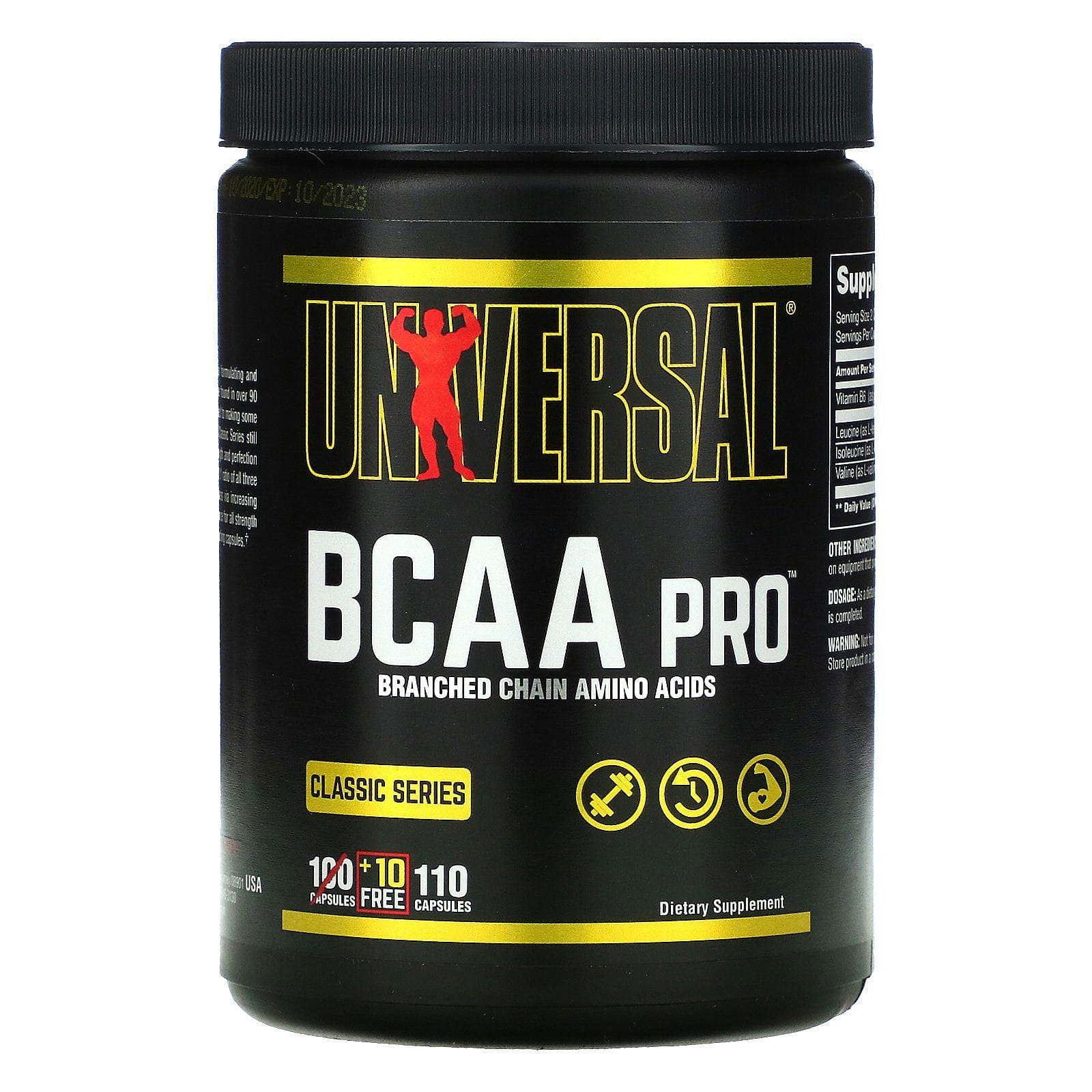 Universal Nutrition, BCAA Pro, Classic Series, 110 Capsules