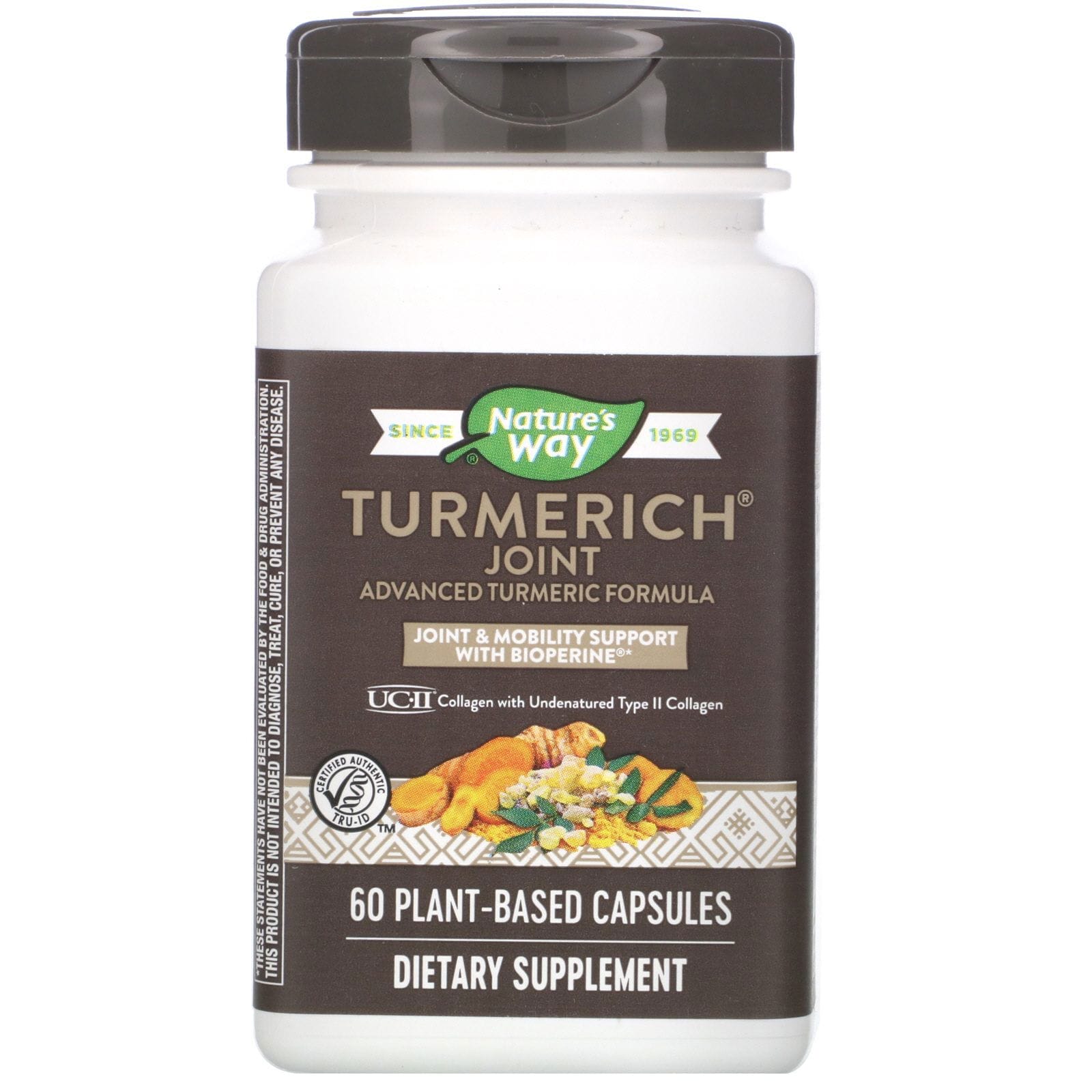 Nature's Way, Turmerich, Articulaciones, 400 mg, 60 cápsulas de origen vegetal