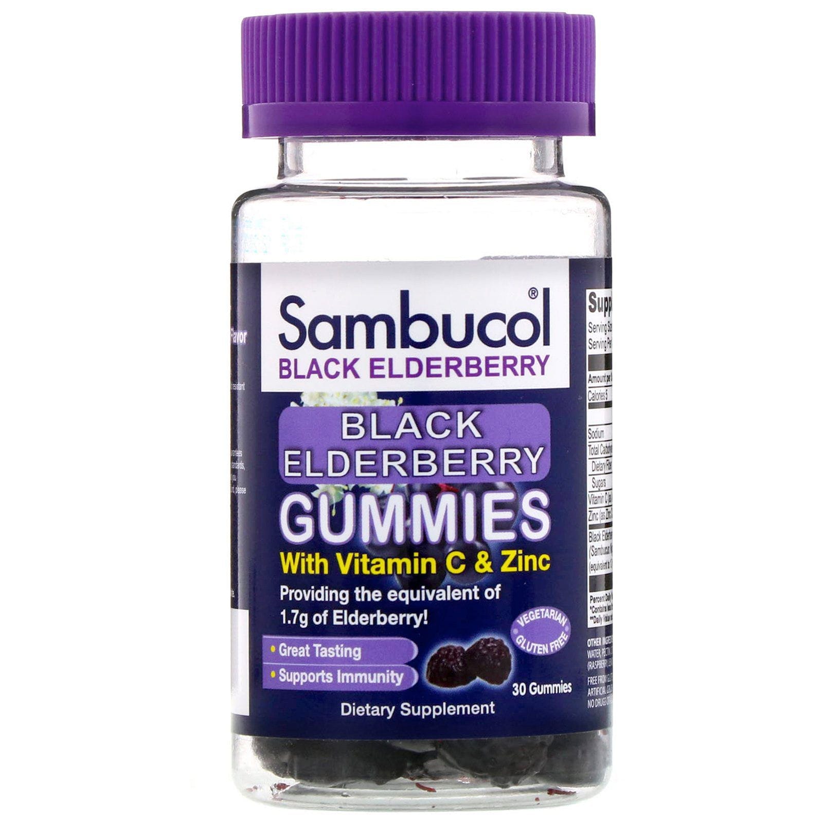 Sambucol, Sambucol, Saúco negro, 30 gomitas