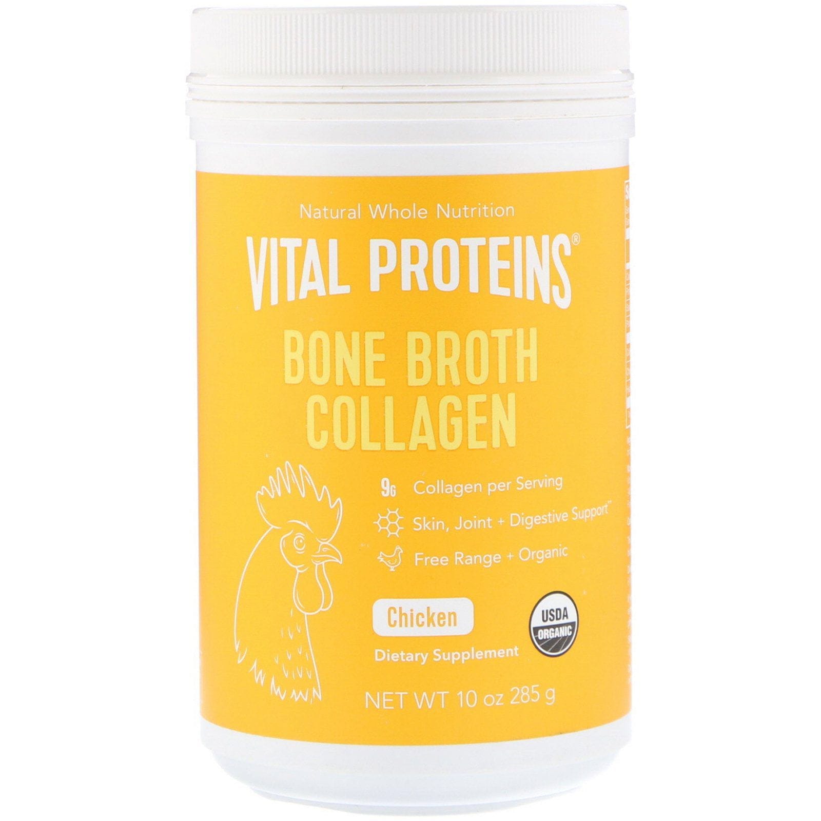 Vital Proteins, Colágeno de caldo de hueso, pollo, 10 oz (285 g)