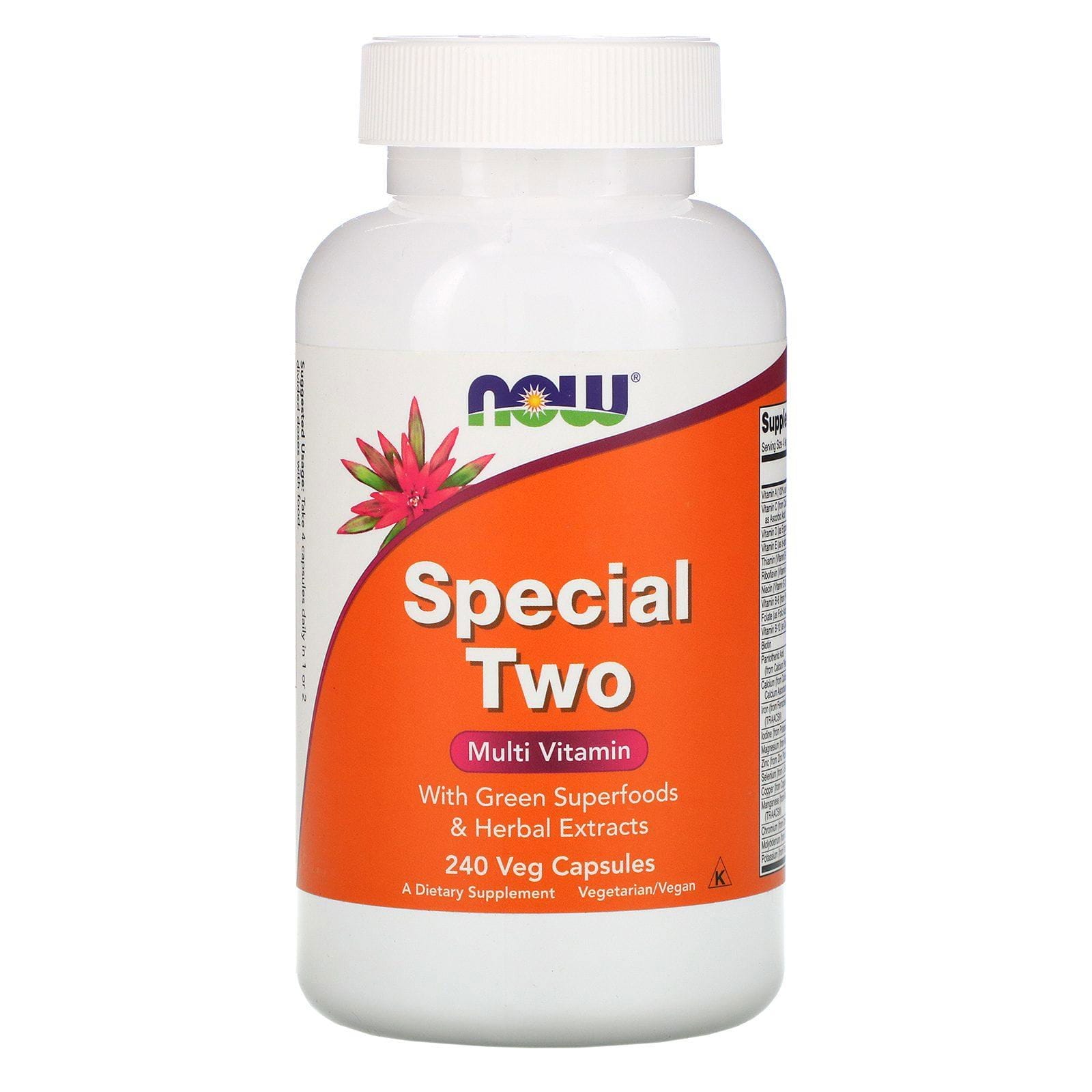 Now Foods, Special Two, Multivitamínico de Alta Potencia, 240 Vcaps