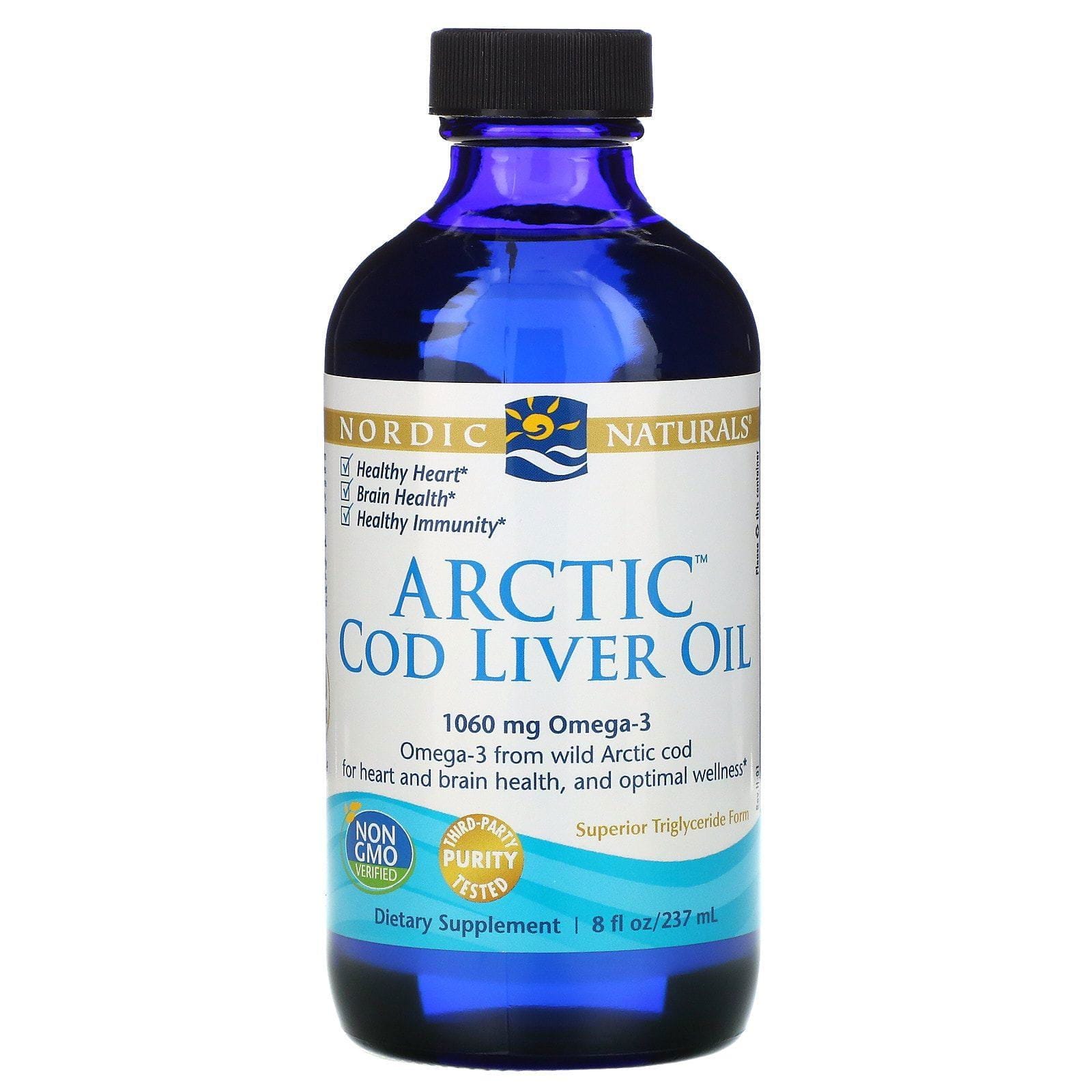 Nordic Naturals, Aceite de hígado de bacalao polar (237 ml)
