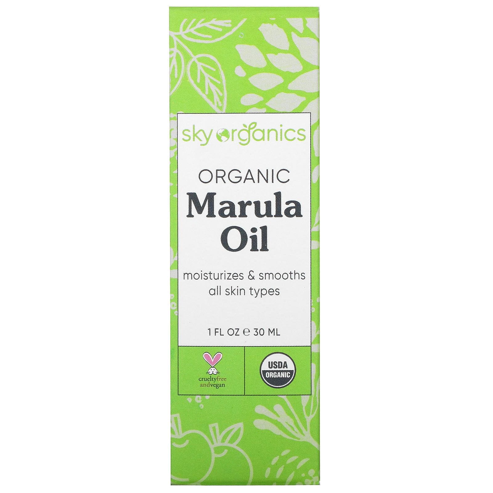 Sky Organics, Organic Marula Oil, 1 fl oz (30 ml)