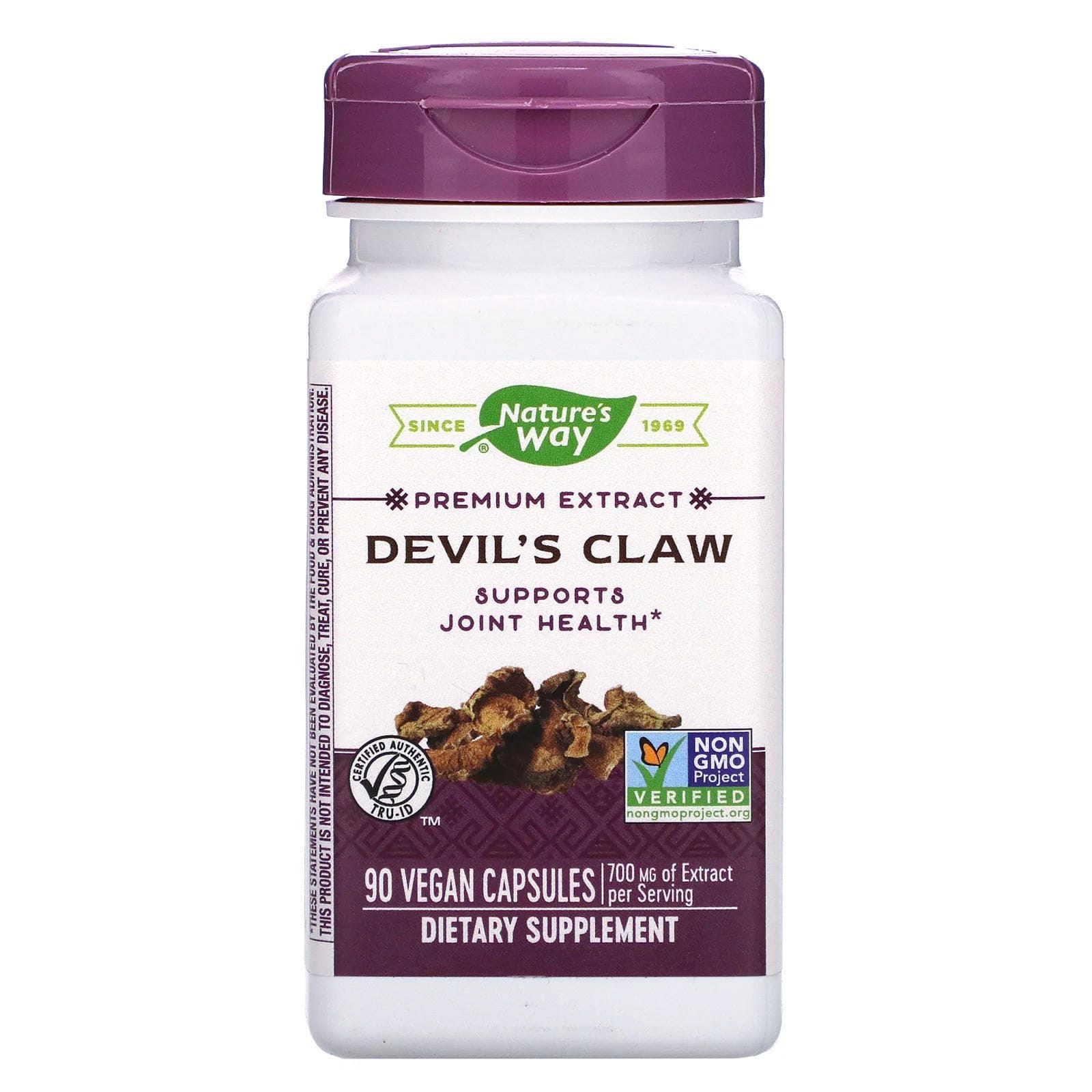 Nature's Way, Garra del diablo, 700 mg, 90 cápsulas veganas