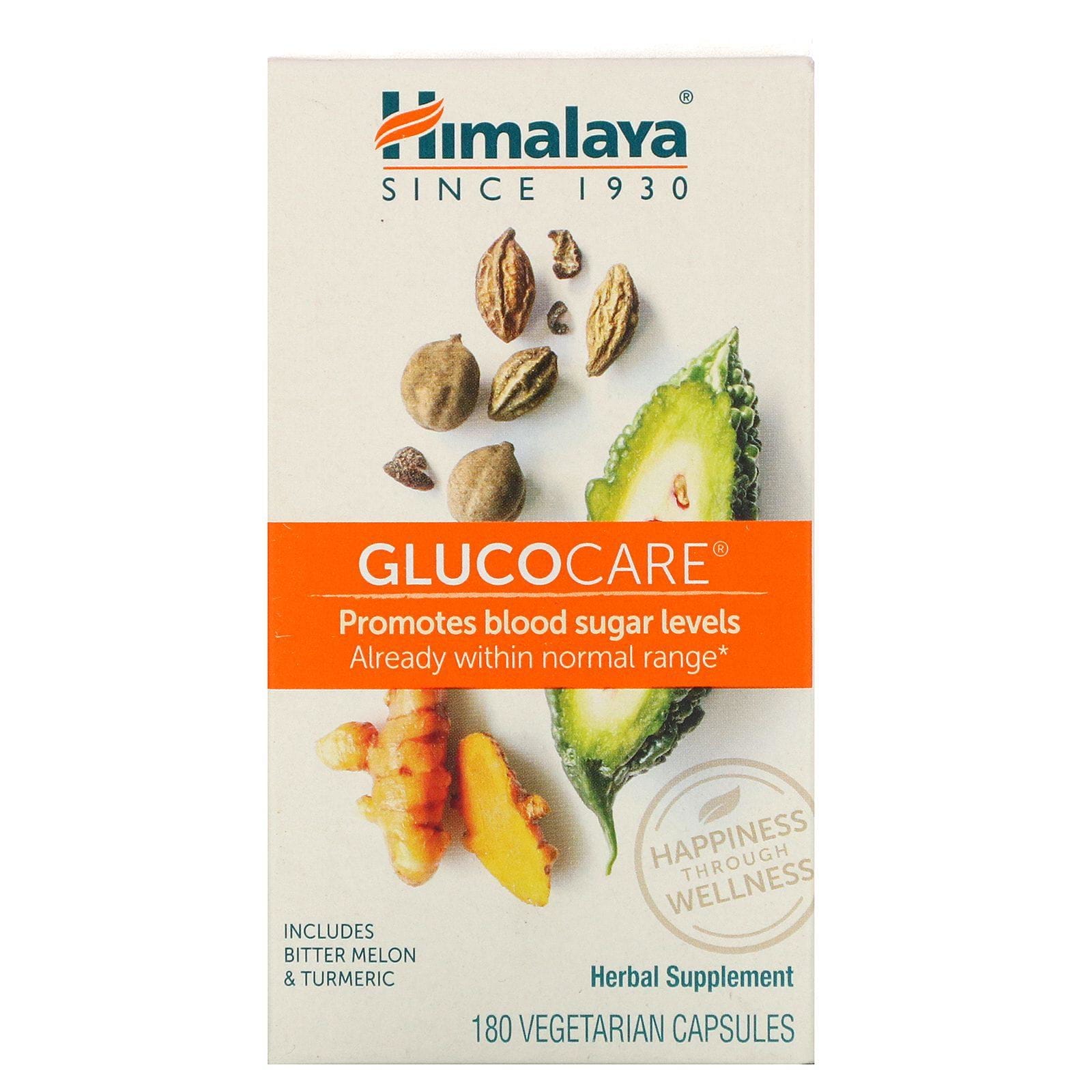 Himalaya, GlucoCare, 180 cápsulas vegetales
