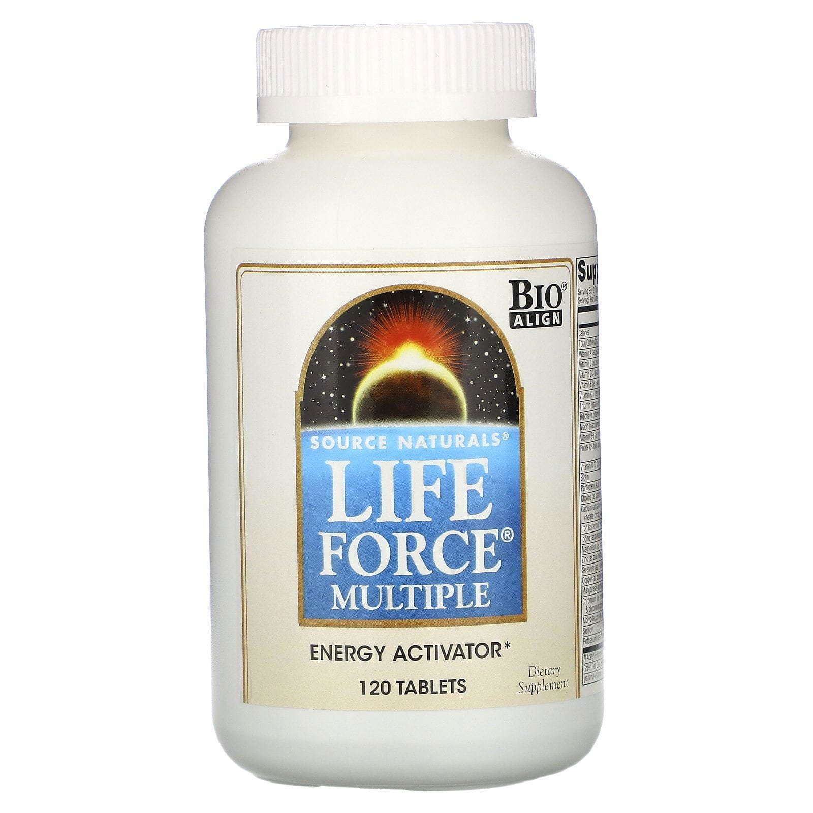 Source Naturals, Life Force Multiple, 120 Comprimidos