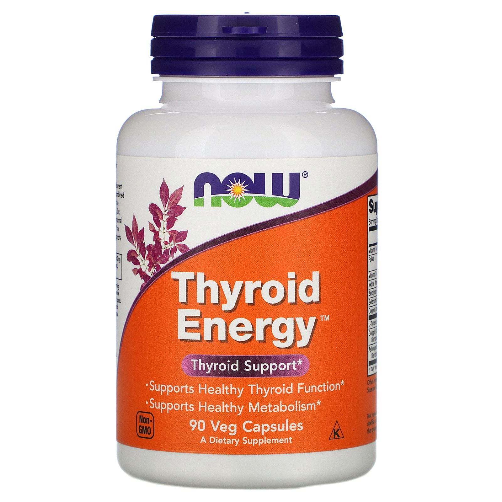 Now Foods, Energía tiroidea, 90 cápsulas vegetales