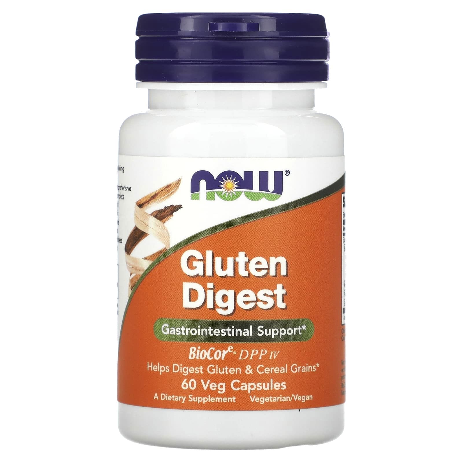 NOW Foods, Gluten Digest, Refuerzo gastrointestinal, 60 cápsulas vegetales